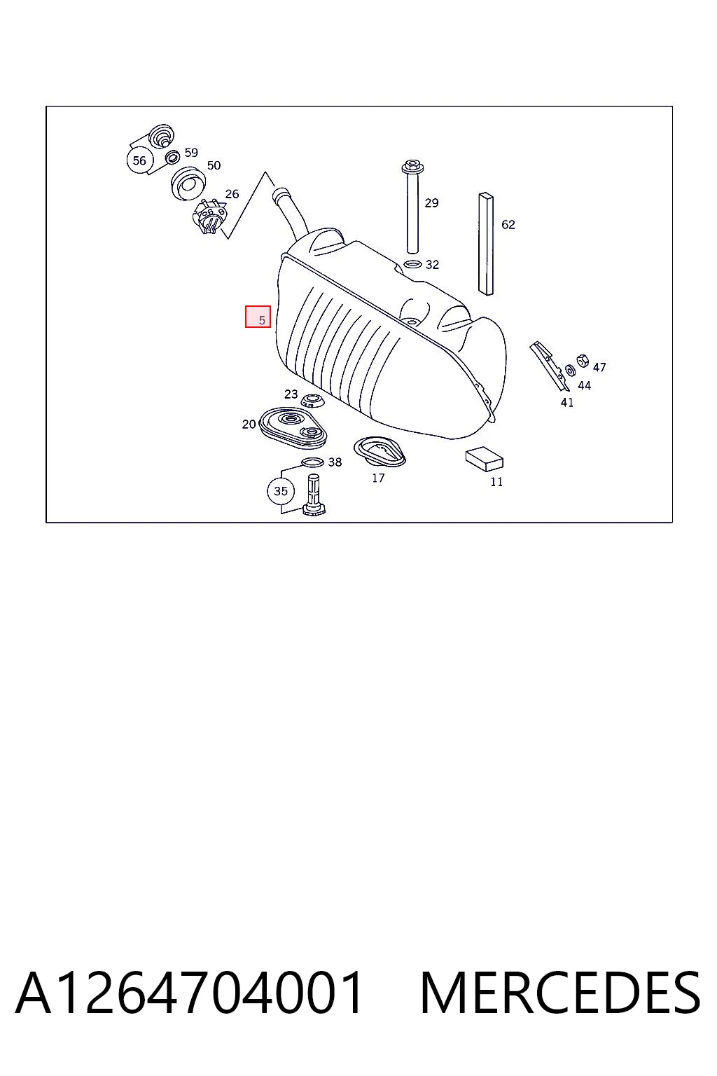 A1264704001 Mercedes