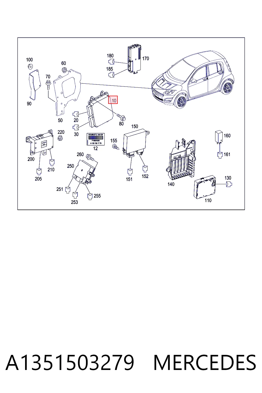 Compre Módulo de direção (Centralina eletrônica) de motor Mitsubishi Colt 6
