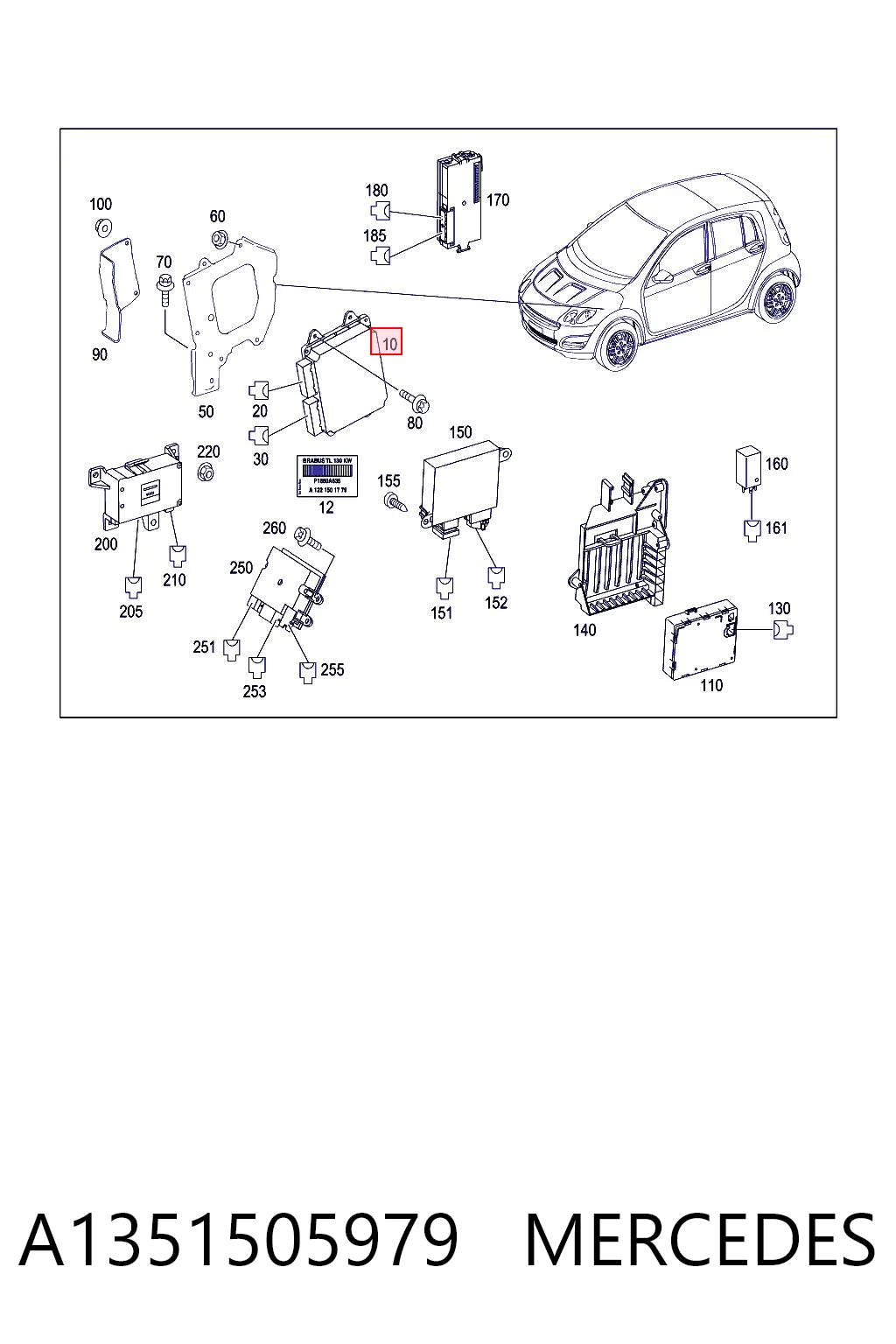 Compre Módulo de direção (Centralina eletrônica) de motor Mitsubishi Colt 6