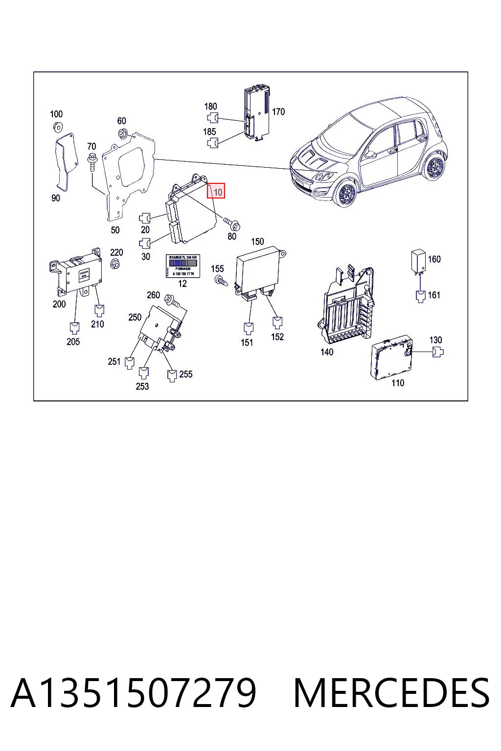 Módulo de direção (Centralina eletrônica) de motor Mitsubishi Colt preço, a partir de 85,64 USD