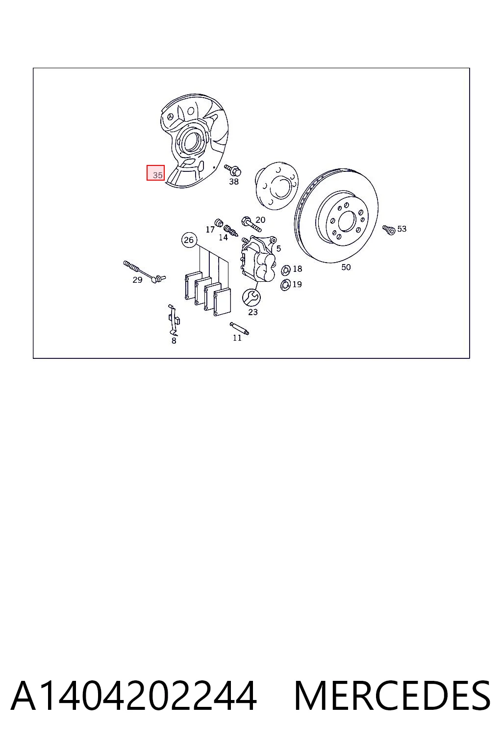 A1404202244 Mercedes