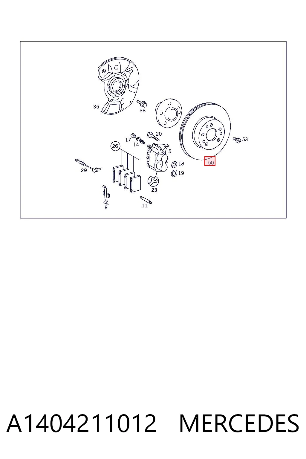 A1404211012 Mercedes