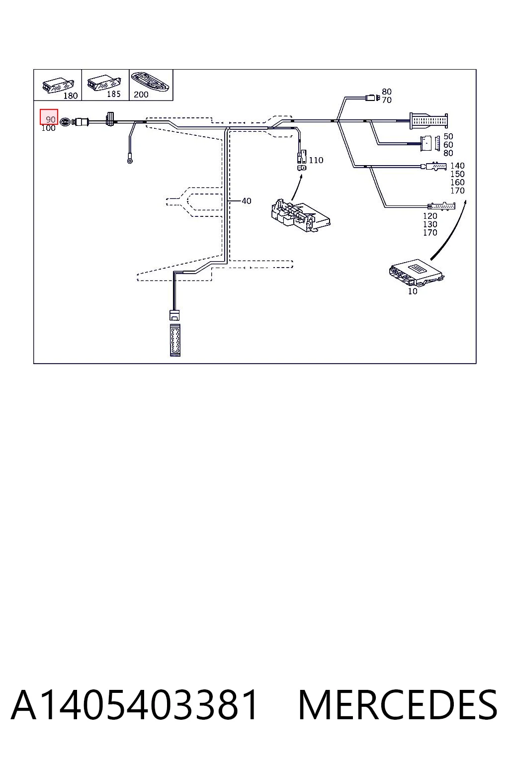 A1405403381 Mercedes
