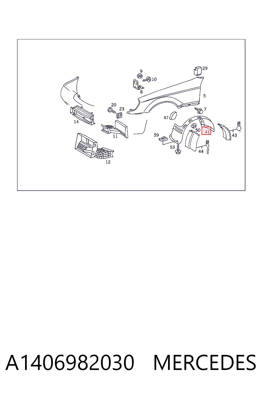 A1406982030 Mercedes