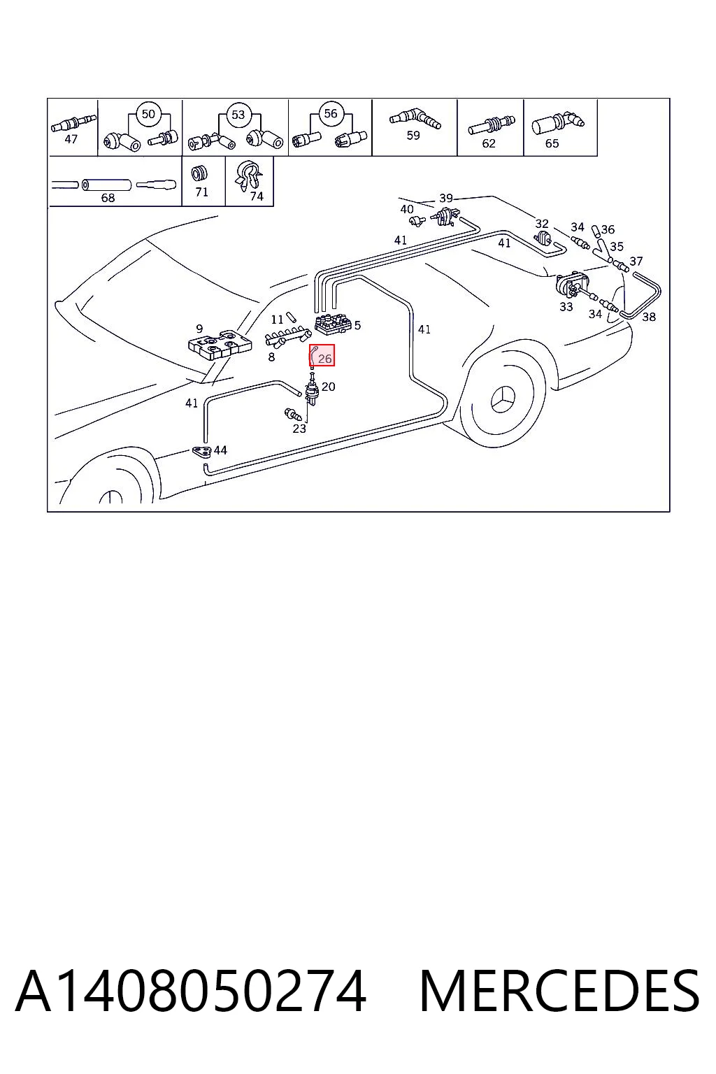 A1408050274 Mercedes