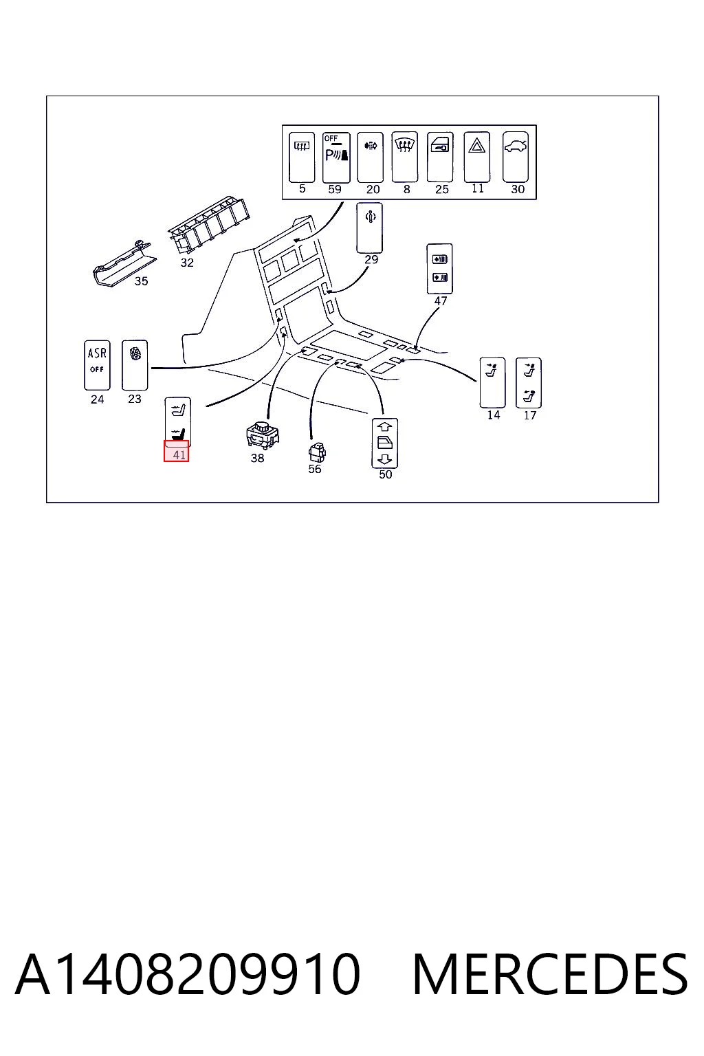 A1408209910 Mercedes