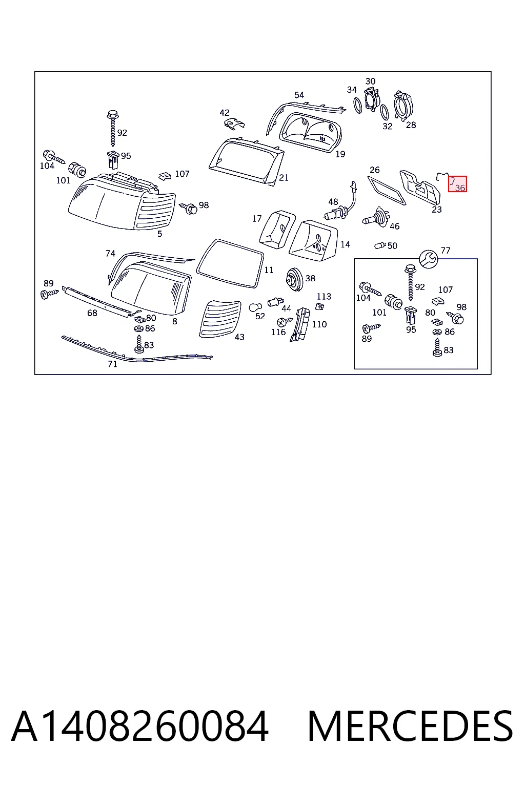 A1408260084 Mercedes