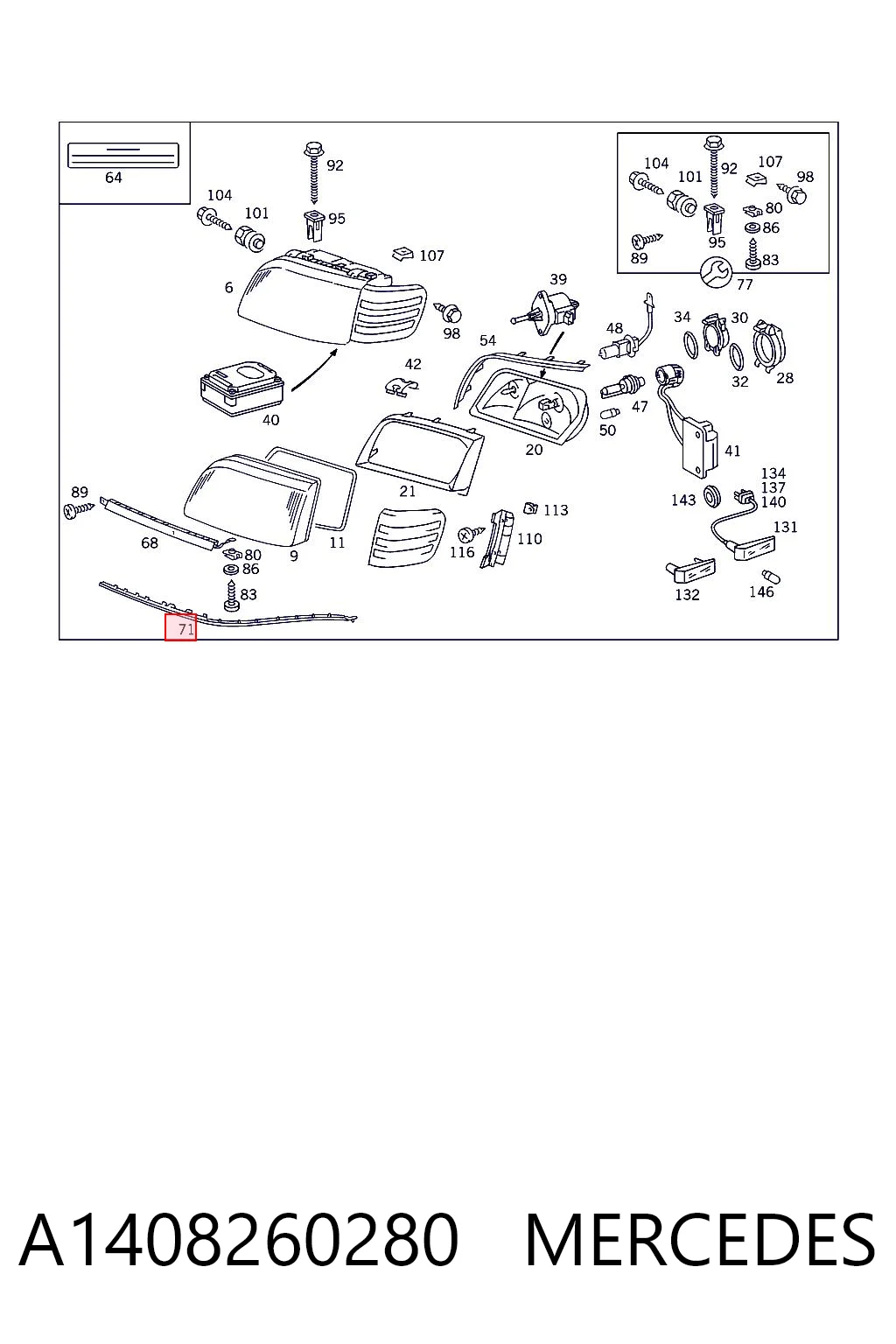 A1408260280 Mercedes