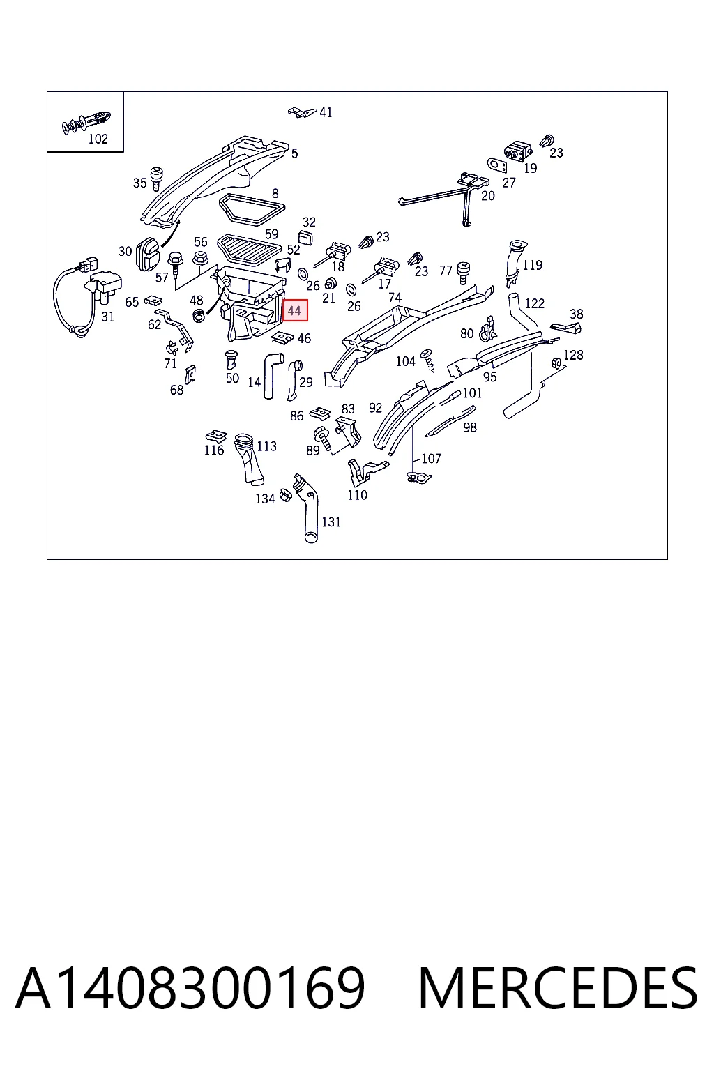A1408300169 Mercedes