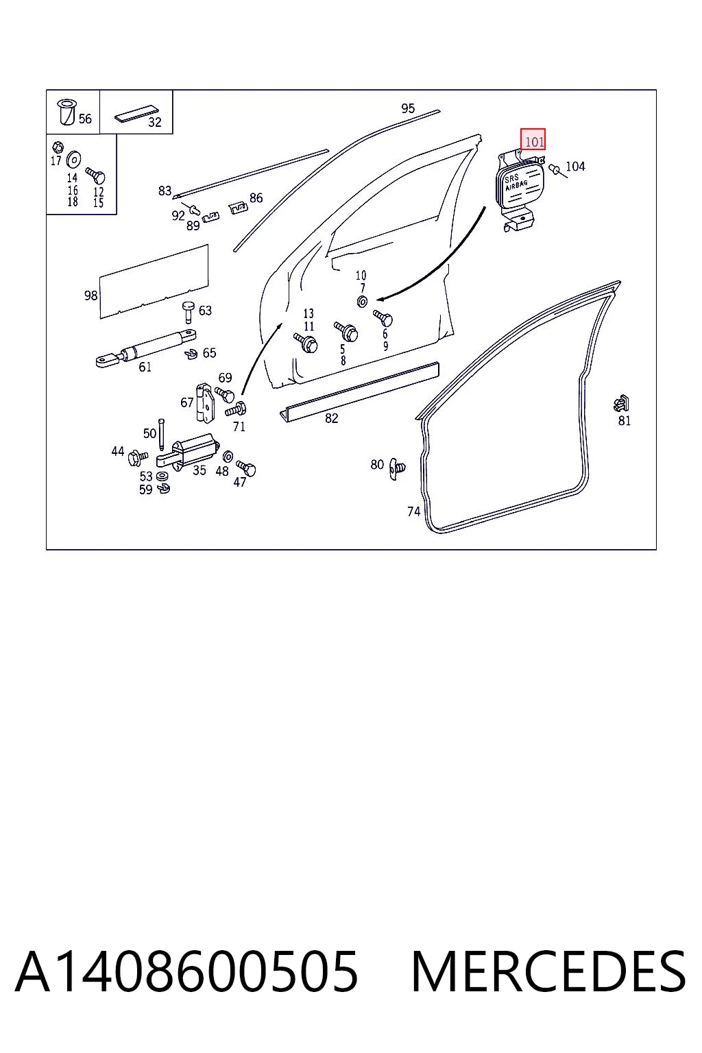 A1408600505 Mercedes