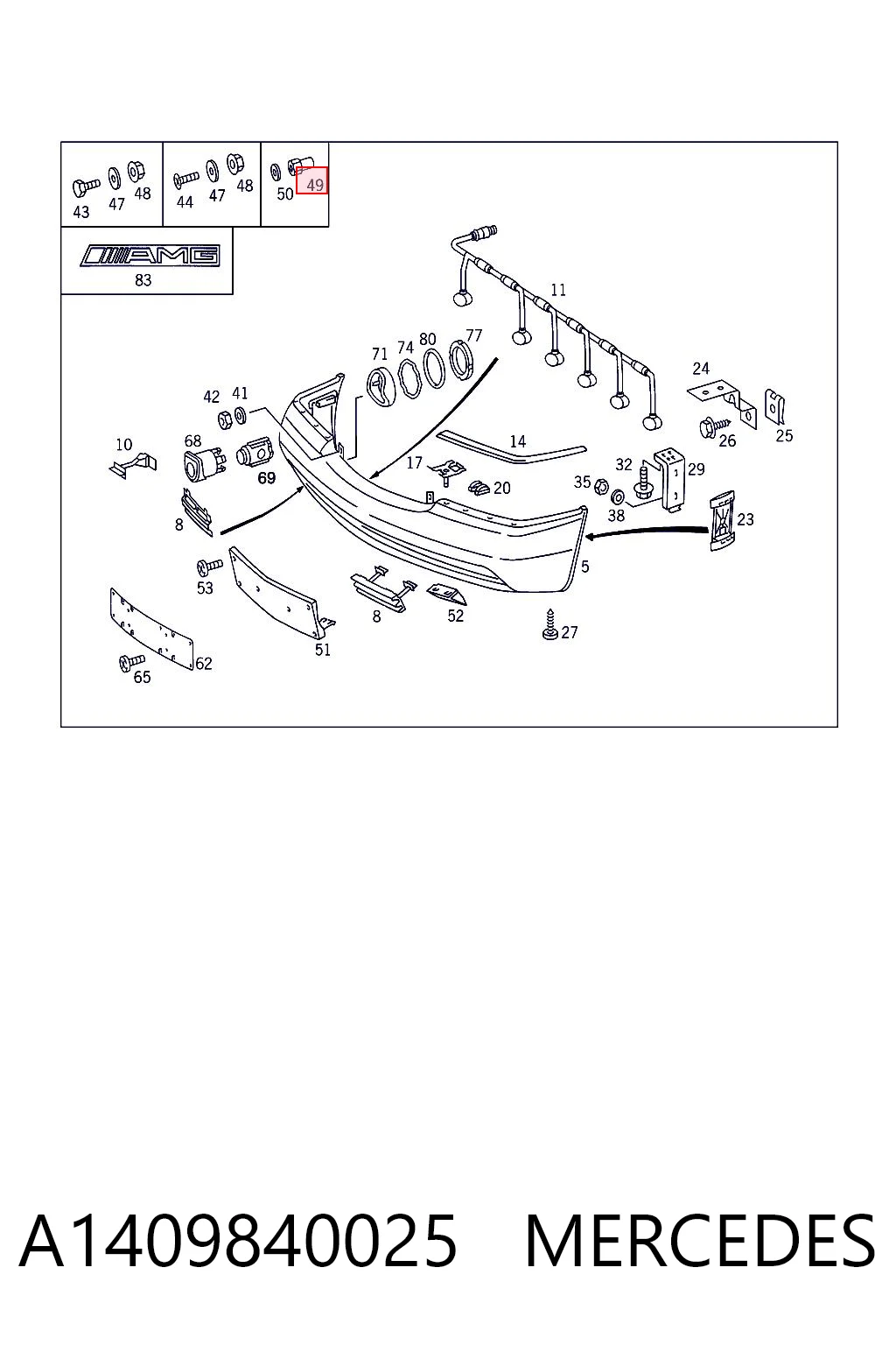 A1409840025 Mercedes
