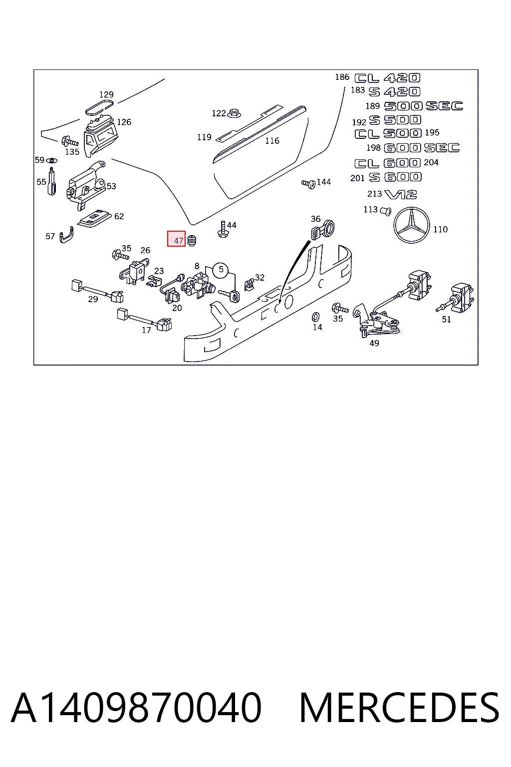 A1409870040 Mercedes