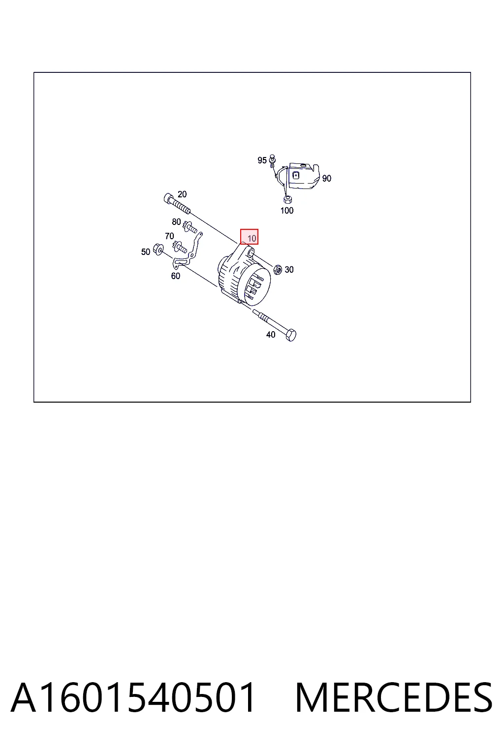A1601540501 Mercedes