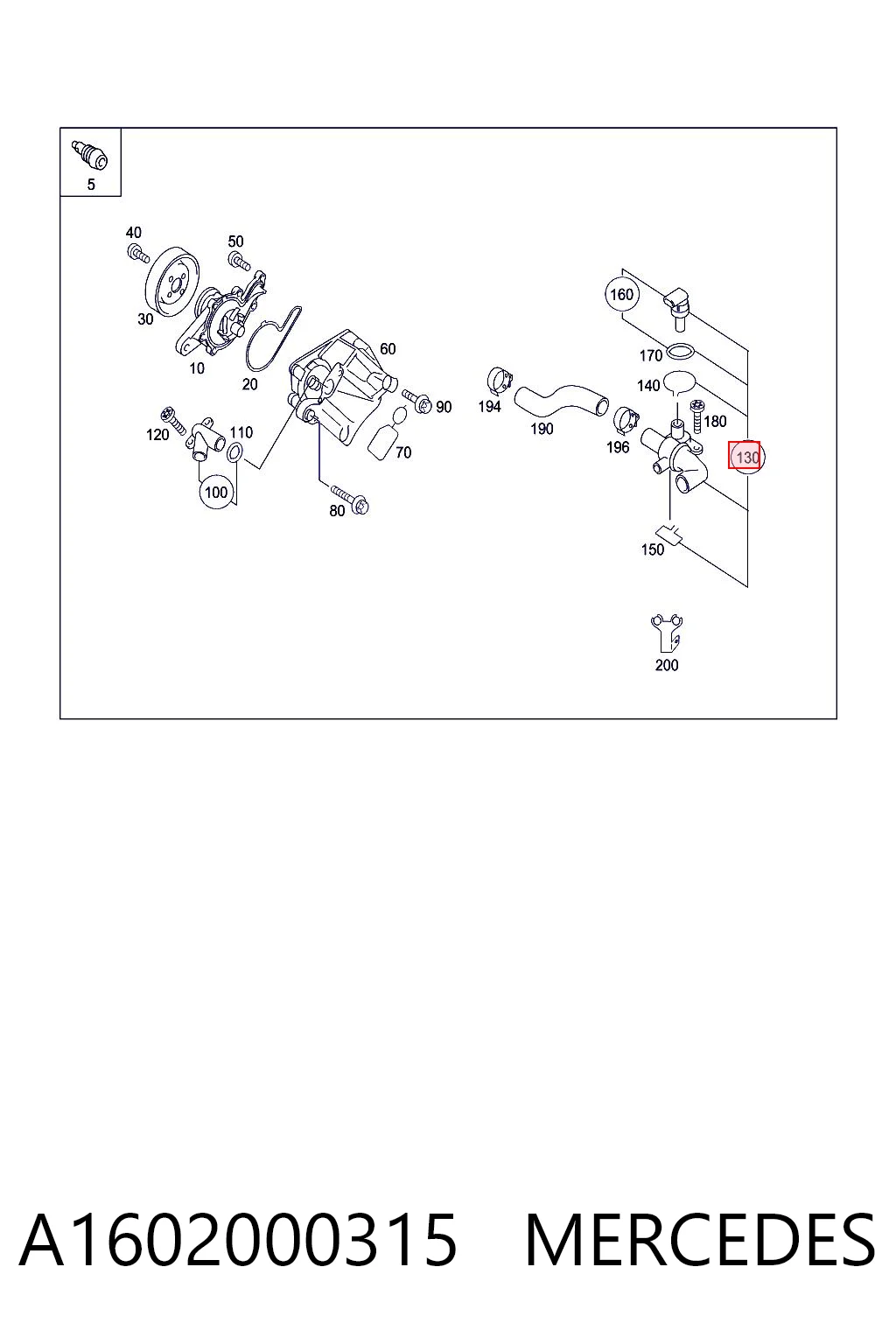 A1602000315 Mercedes