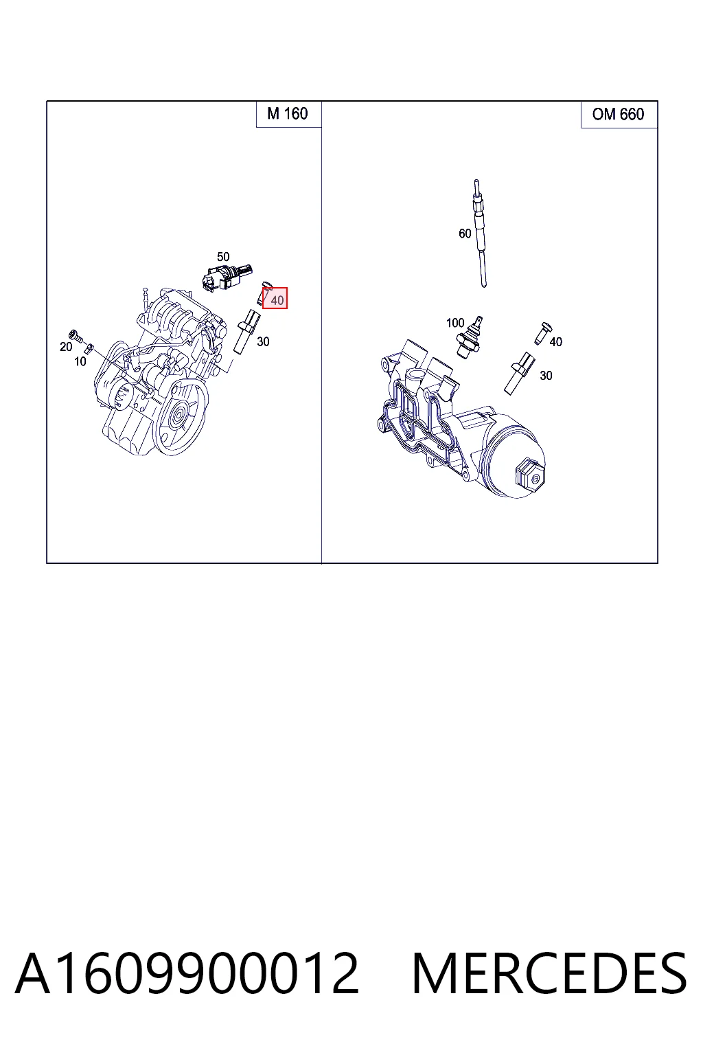 A1609900012 Mercedes