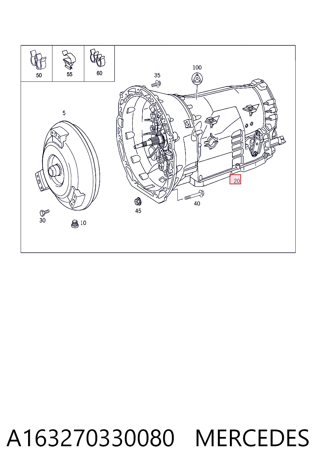 A163270330080 Mercedes