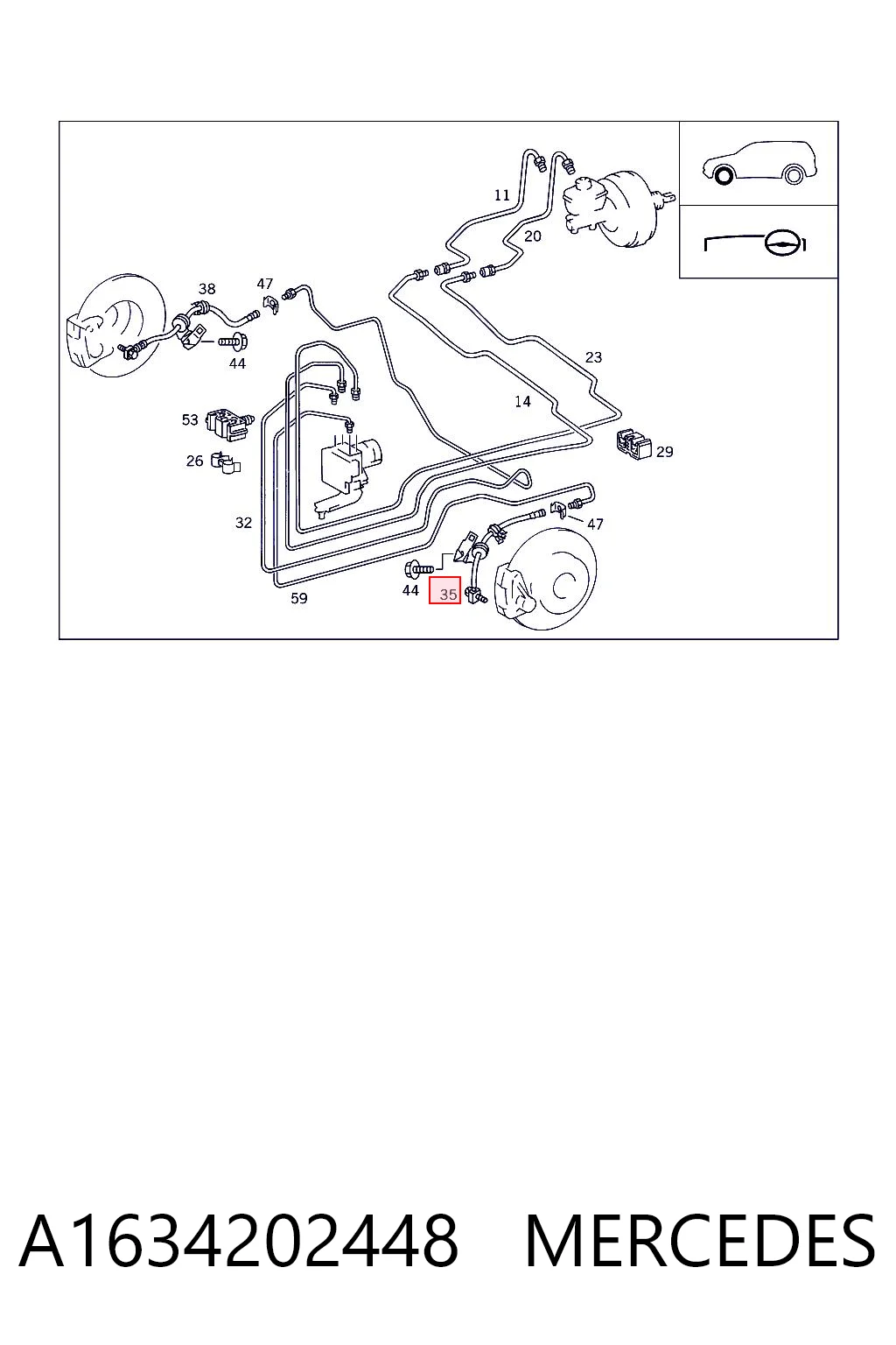 A1634202448 Mercedes