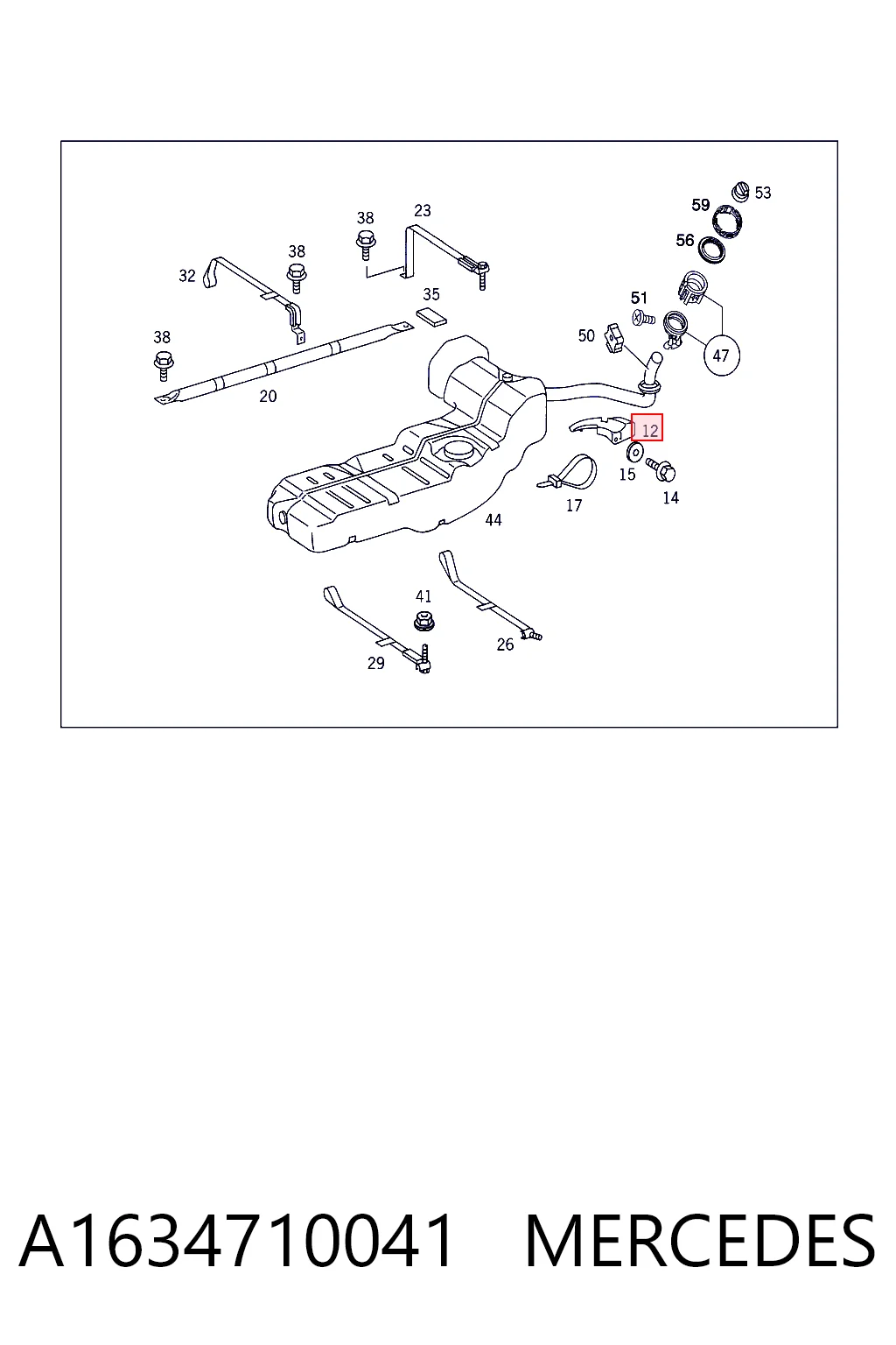 A1634710041 Mercedes