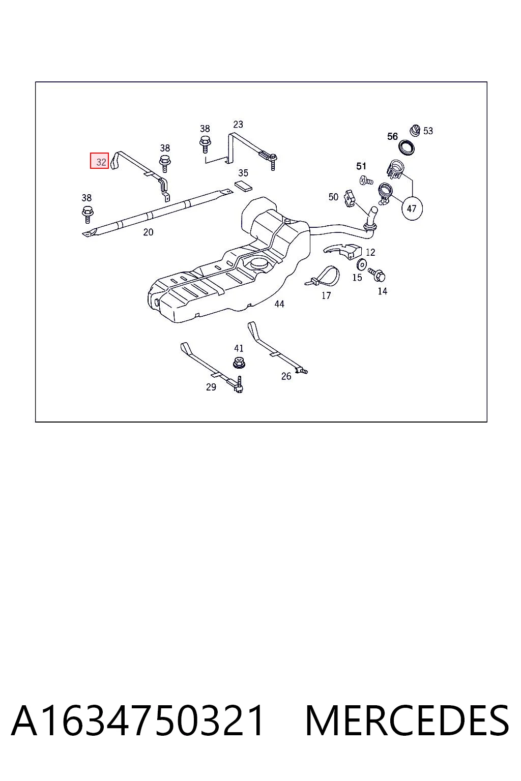 A1634750321 Mercedes