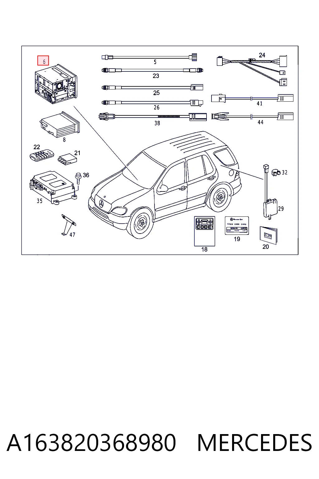 A163820368980 Mercedes