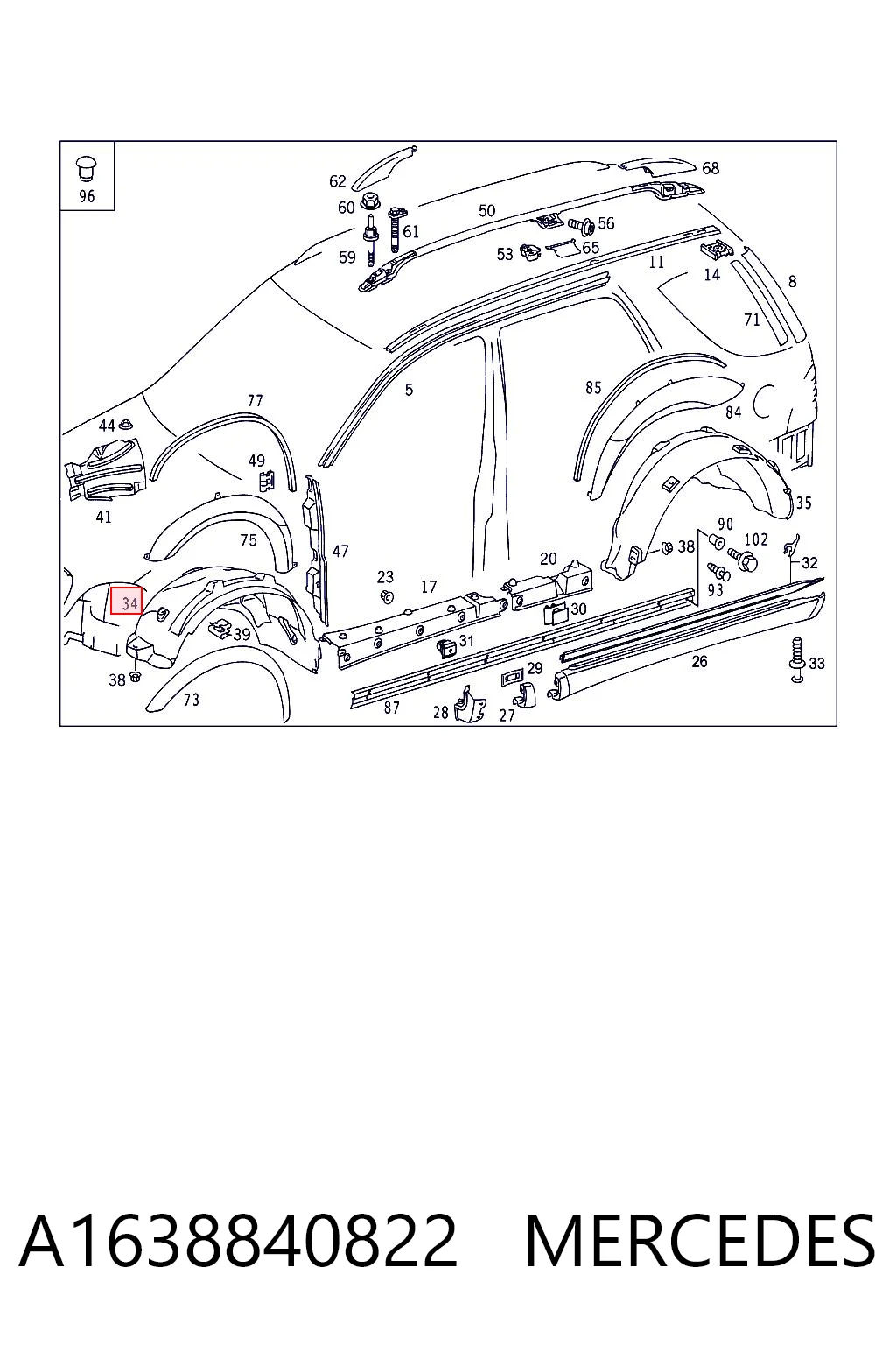 A1638840822 Mercedes