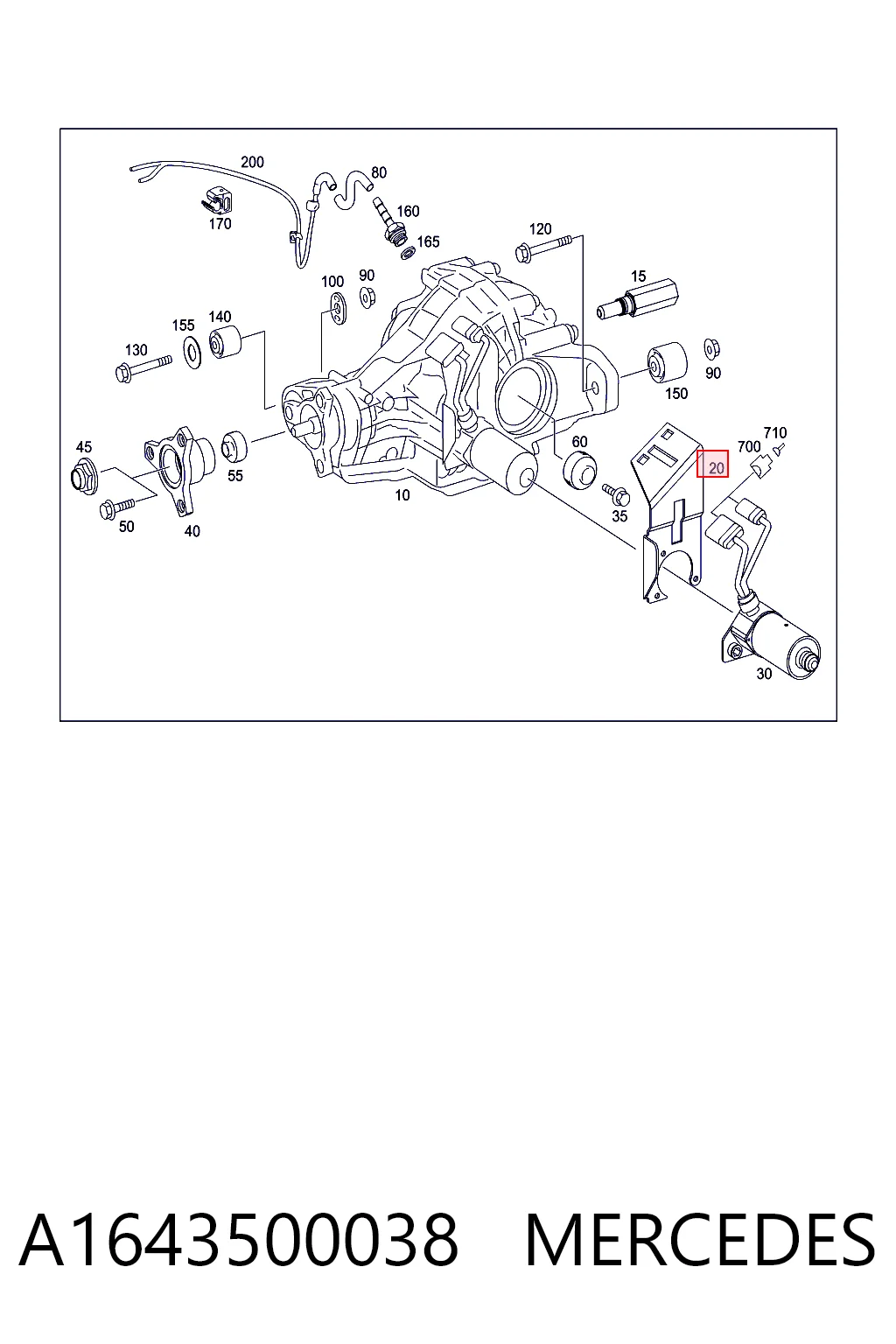 A1643500038 Mercedes
