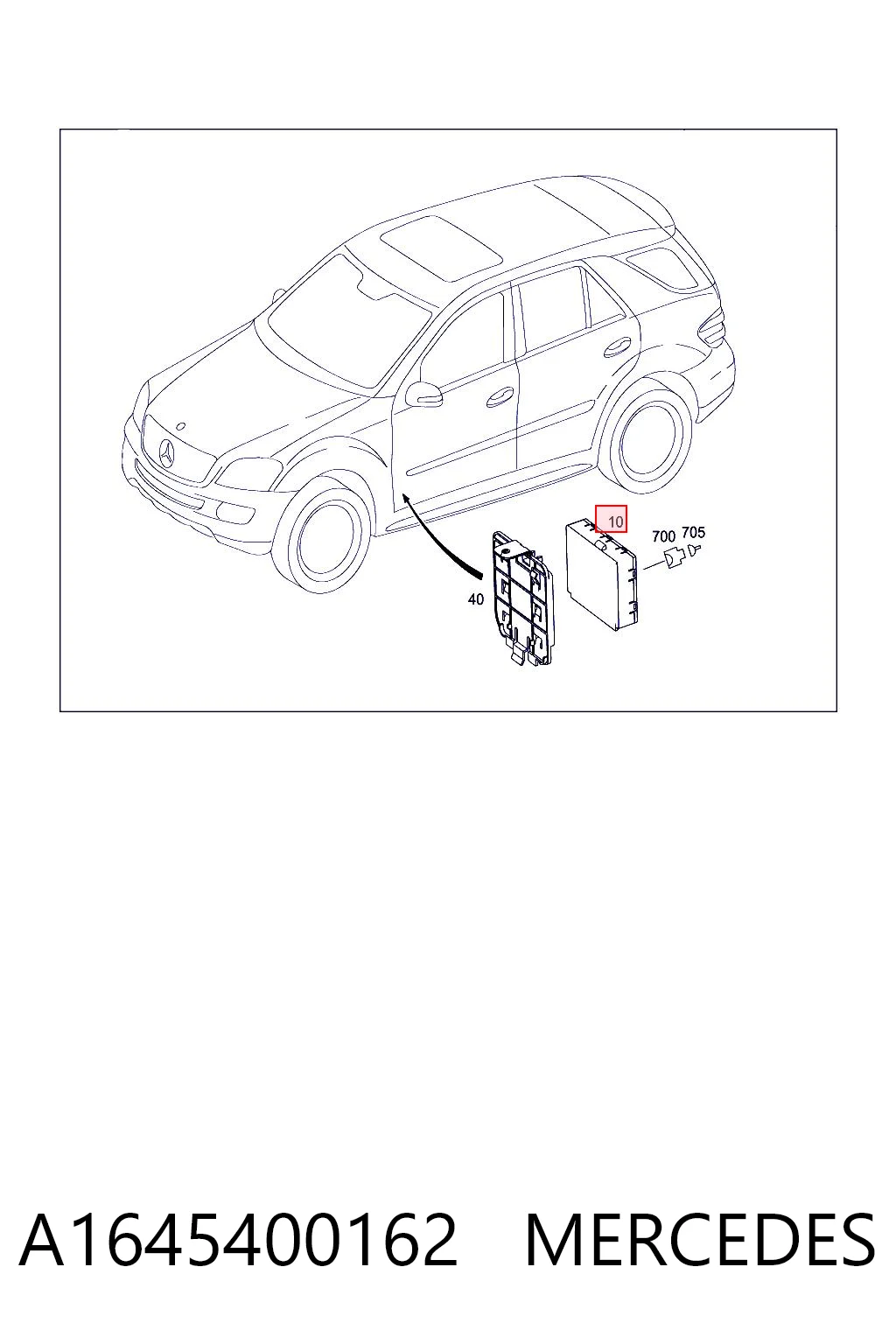 A1645400162 Mercedes