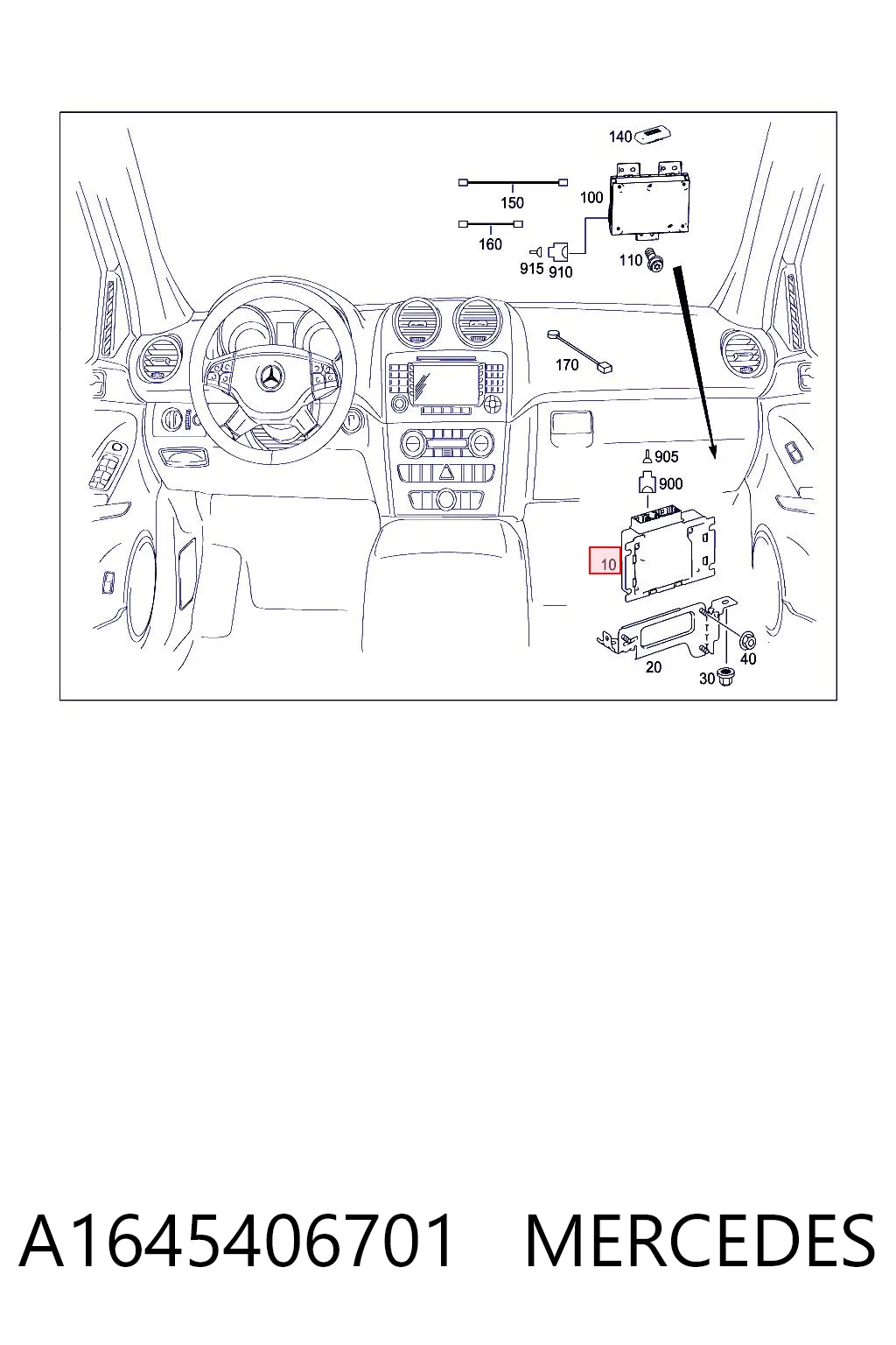 A1645406701 Mercedes