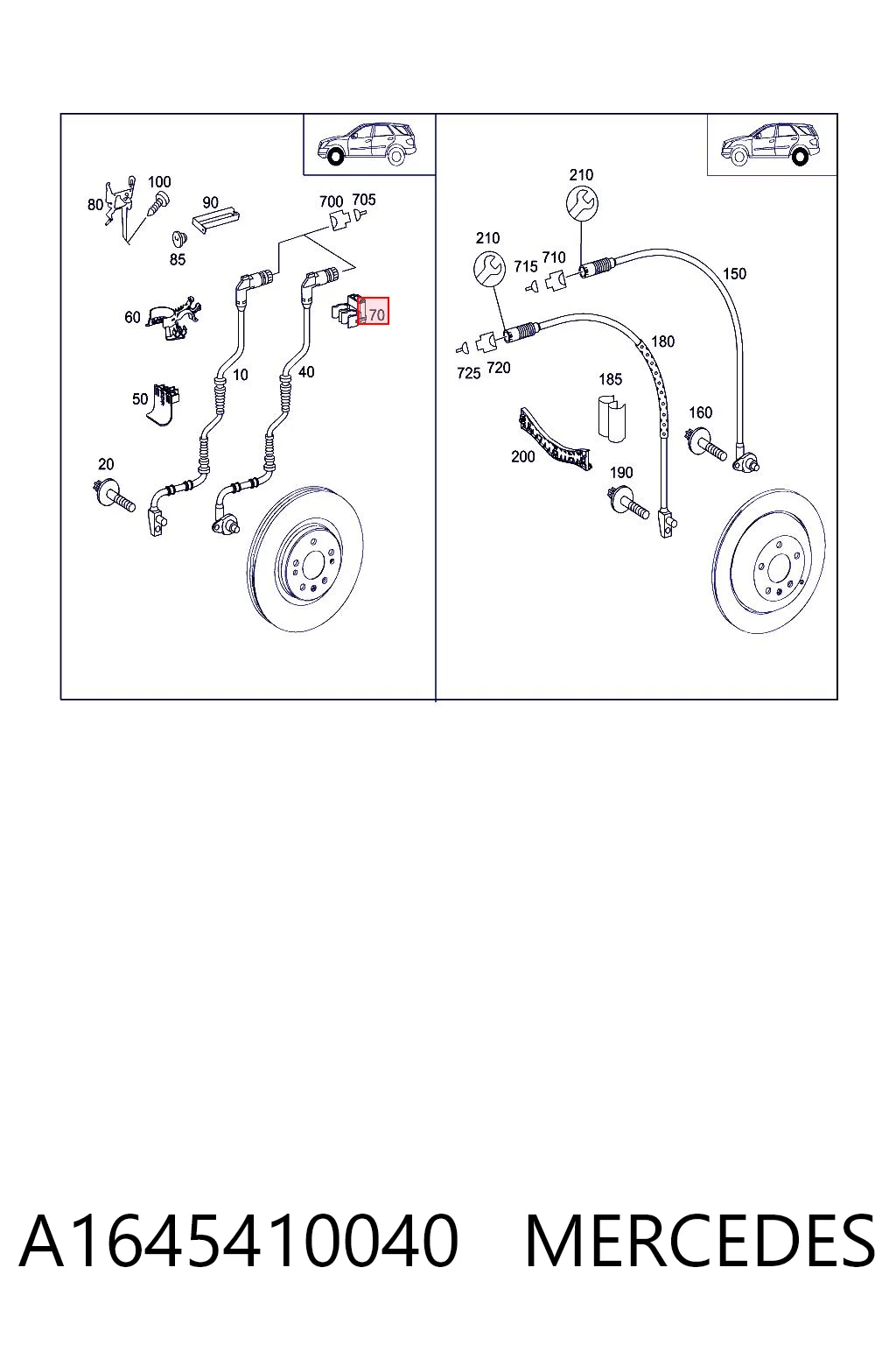 A1645410040 Mercedes