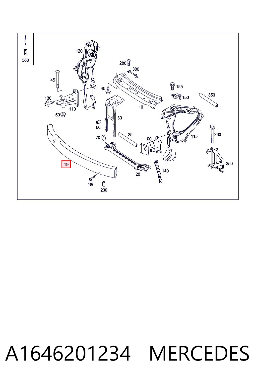 A1646201234 Mercedes