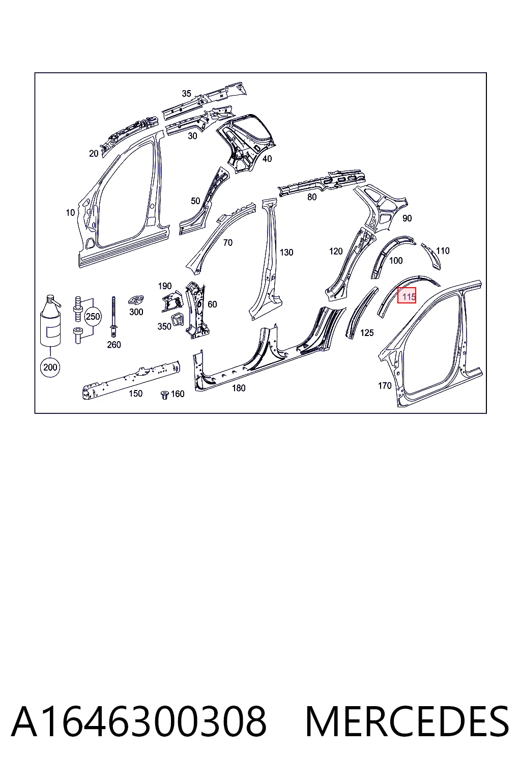 A1646300308 Mercedes