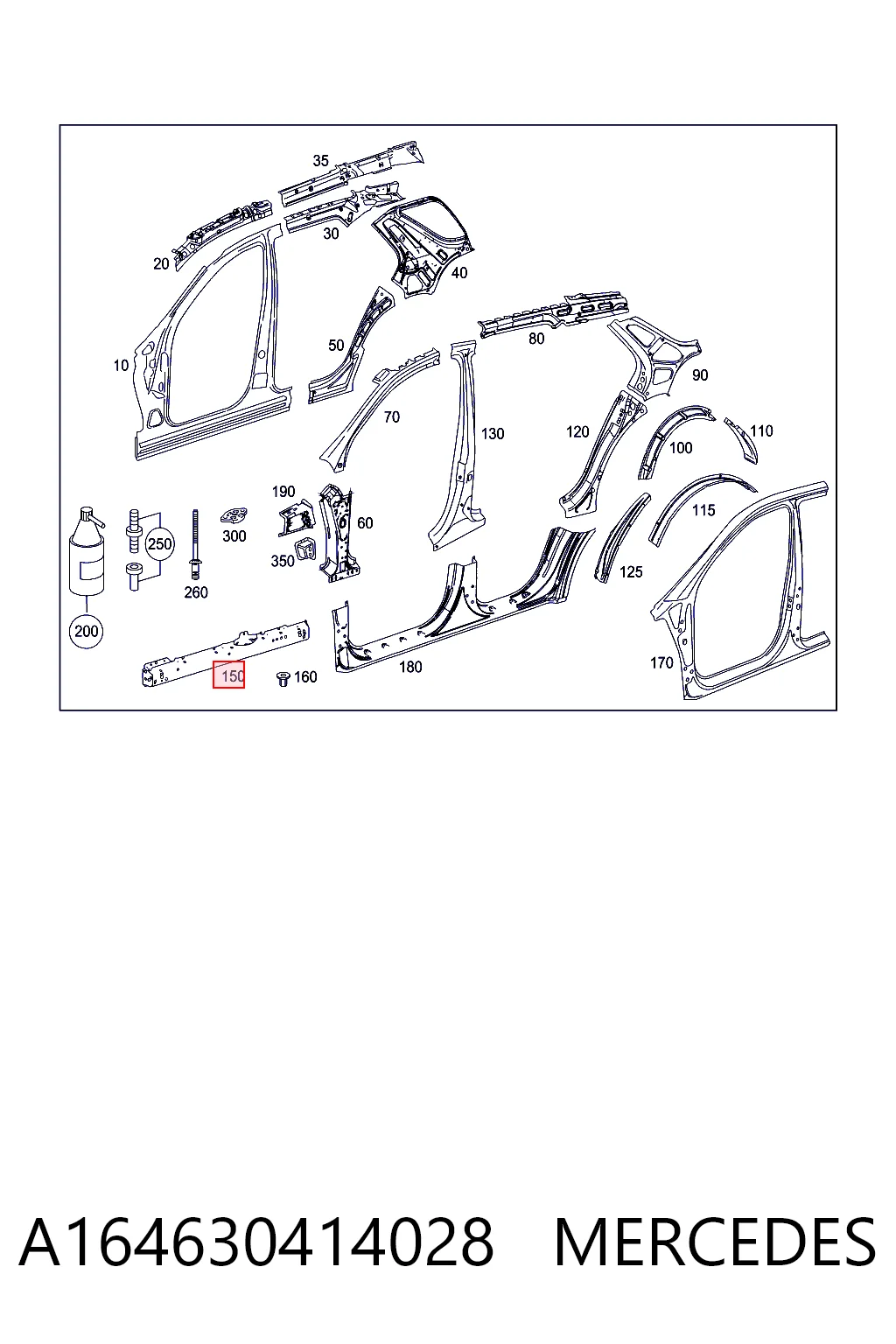 A164630414028 Mercedes