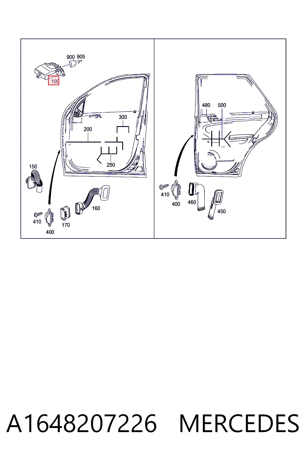 Unidade de conforto Mercedes ML/GLE  W164