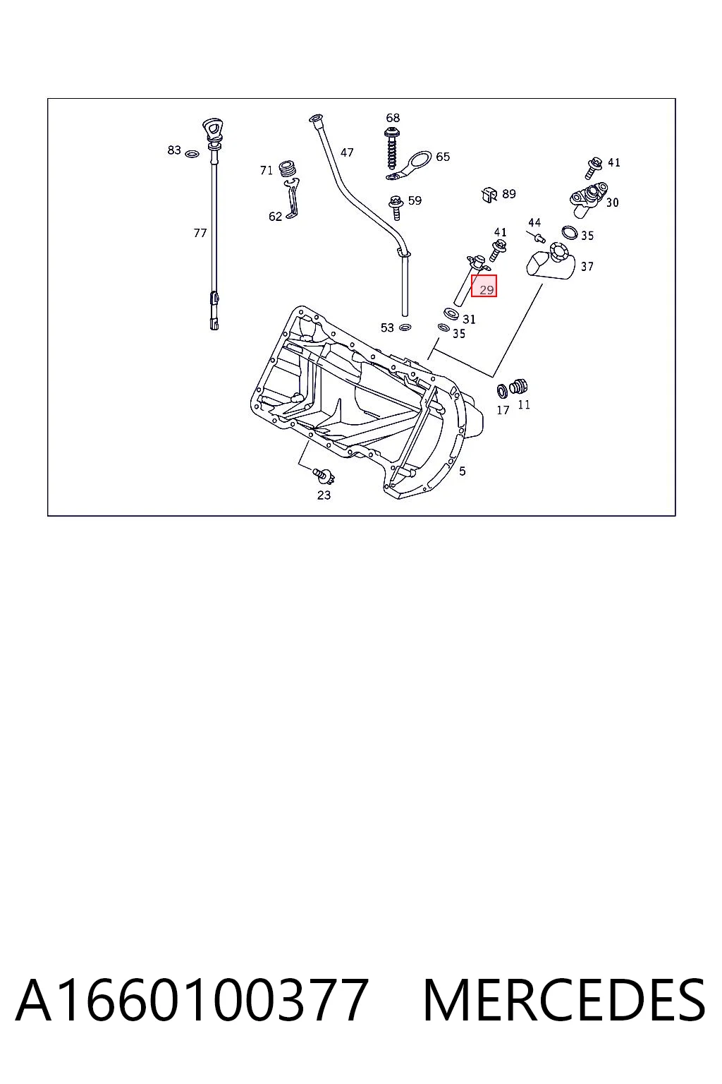 A1660100377 Mercedes