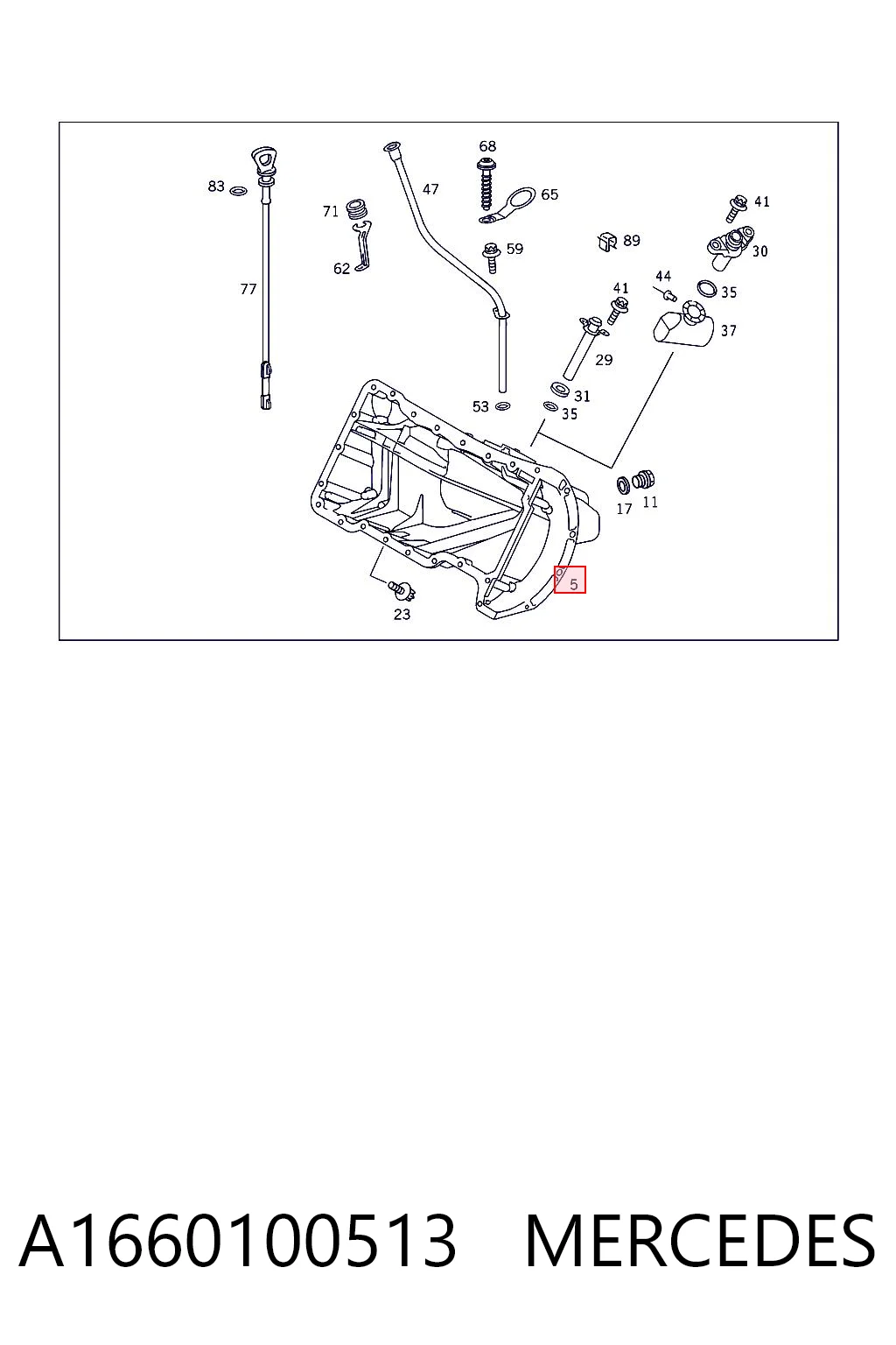 A1660100513 Mercedes