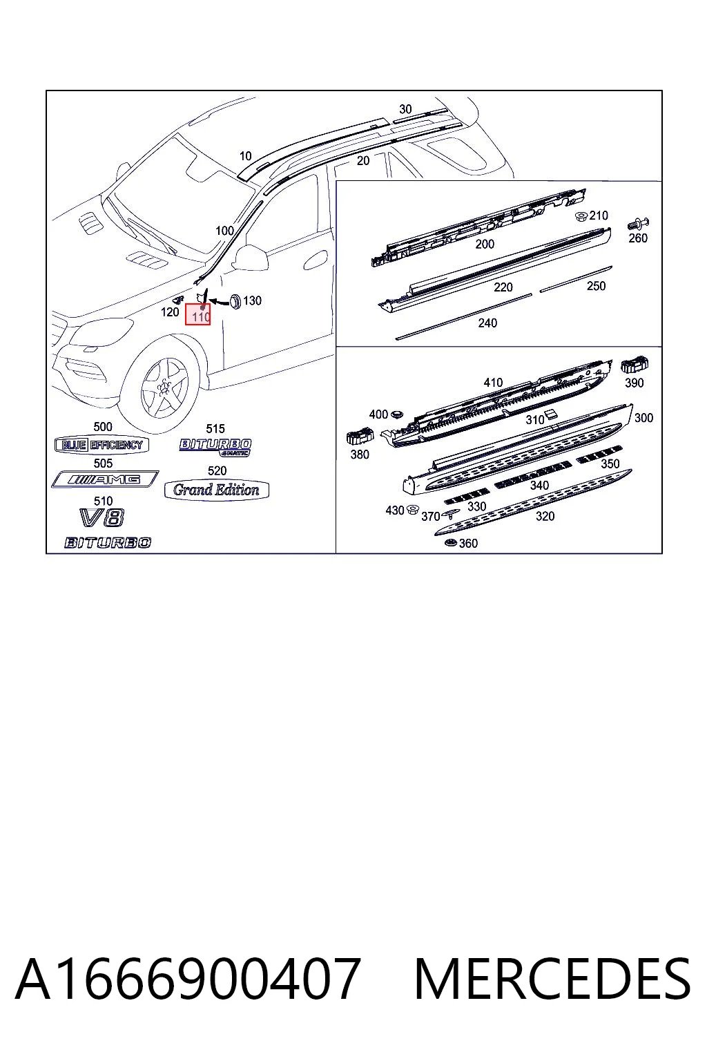 A1666900407 Mercedes