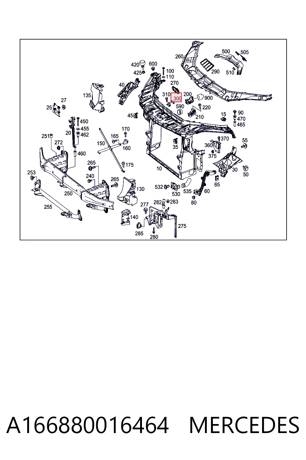 A166880016464 Mercedes