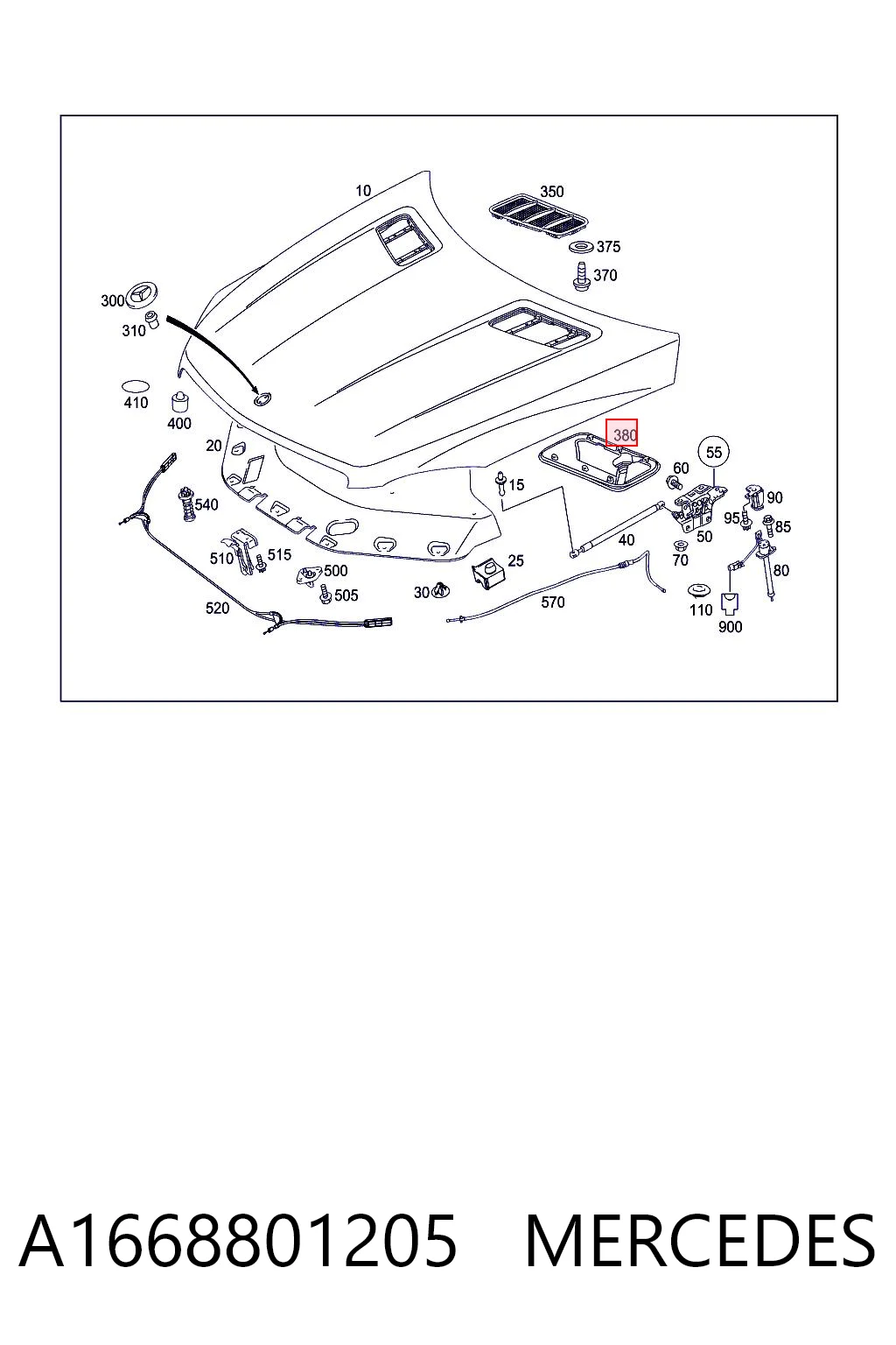 A1668801205 Mercedes