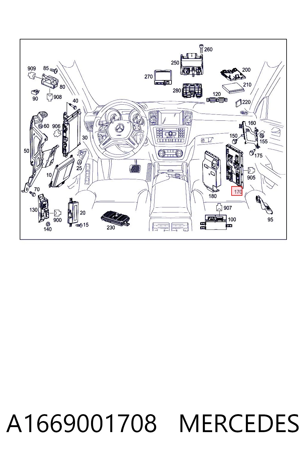 A1669001708 Mercedes