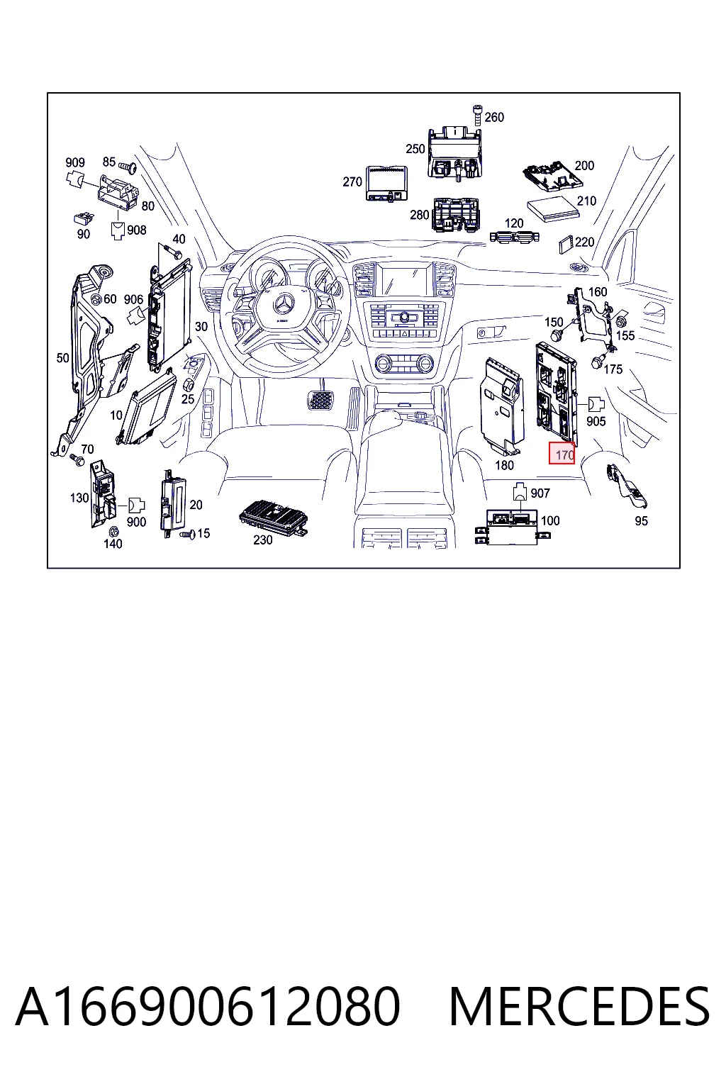 A166900612080 Mercedes