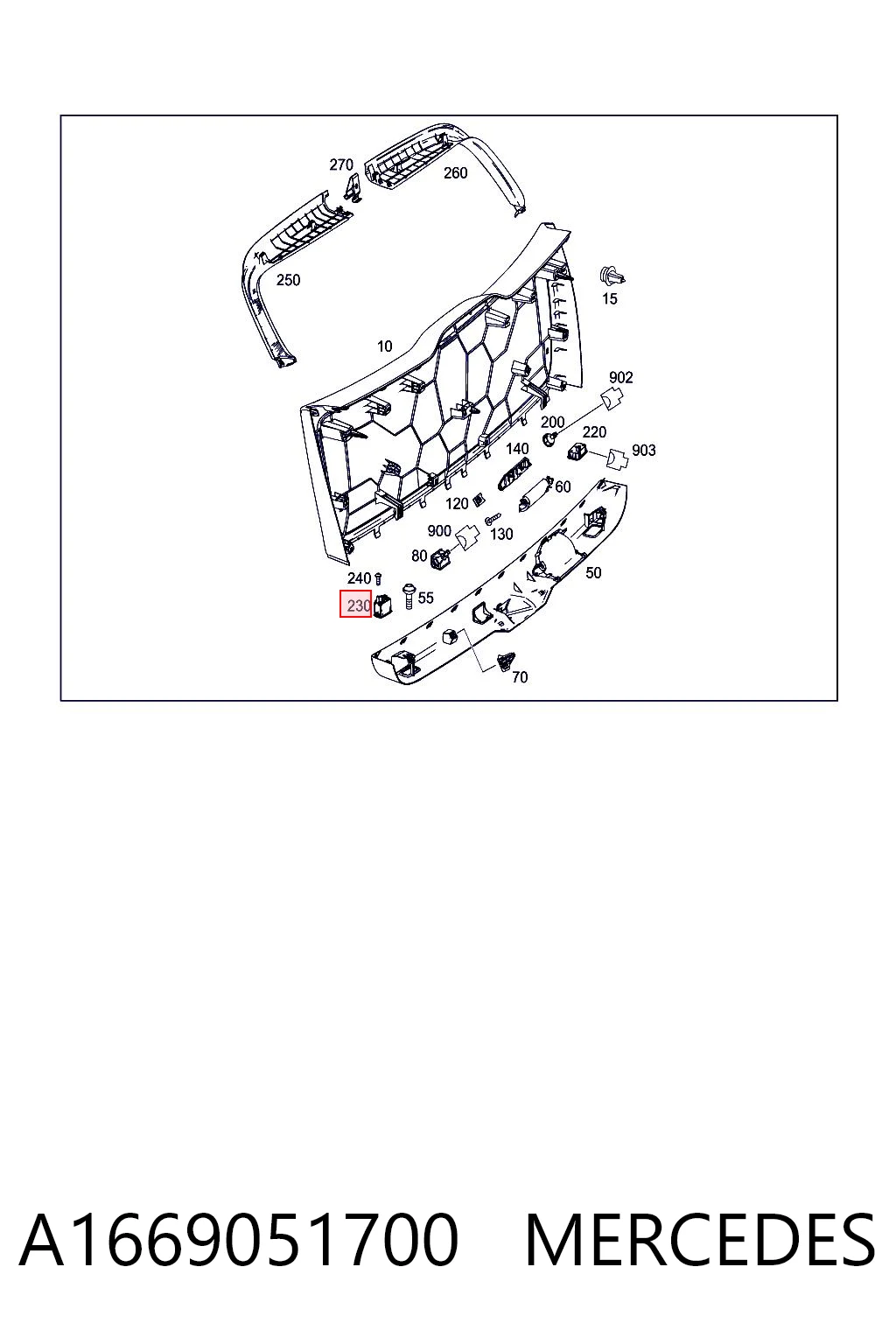 A1669051700 Mercedes