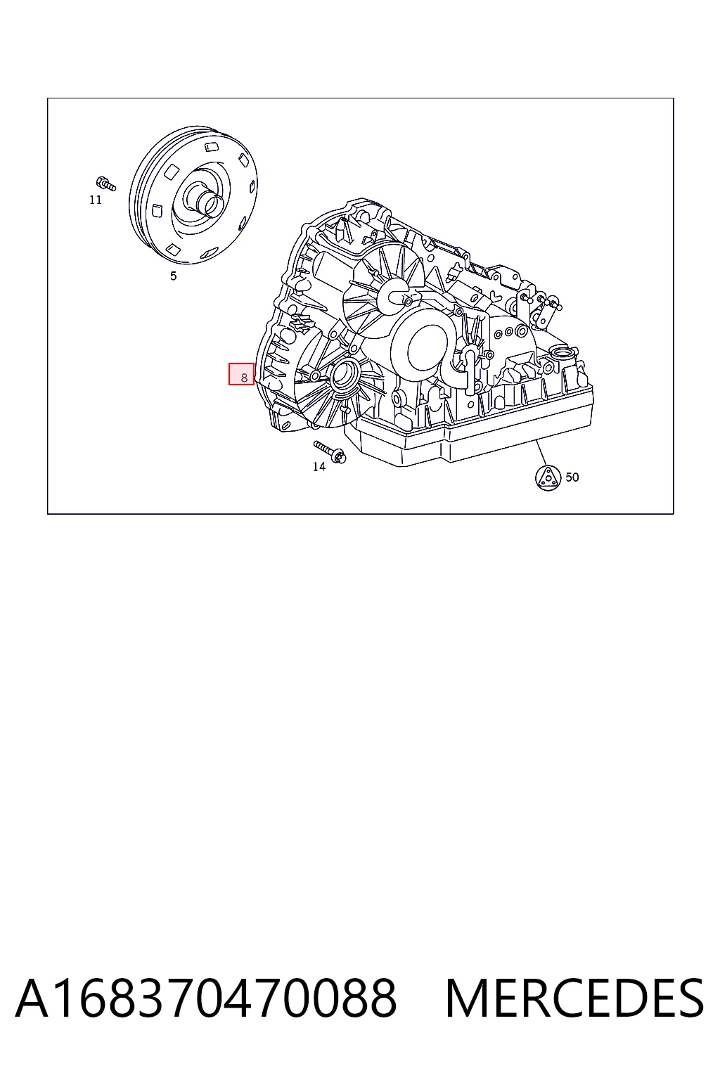 Caixa Automática de Mudança montada Mercedes A preço, a partir de 1006,39 USD