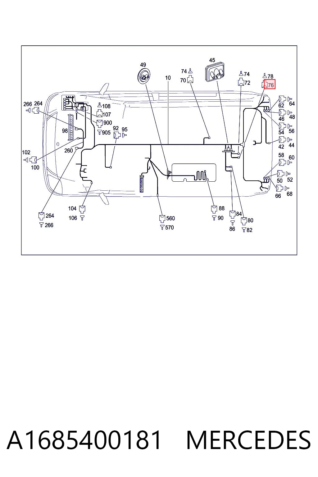 A1685400181 Mercedes