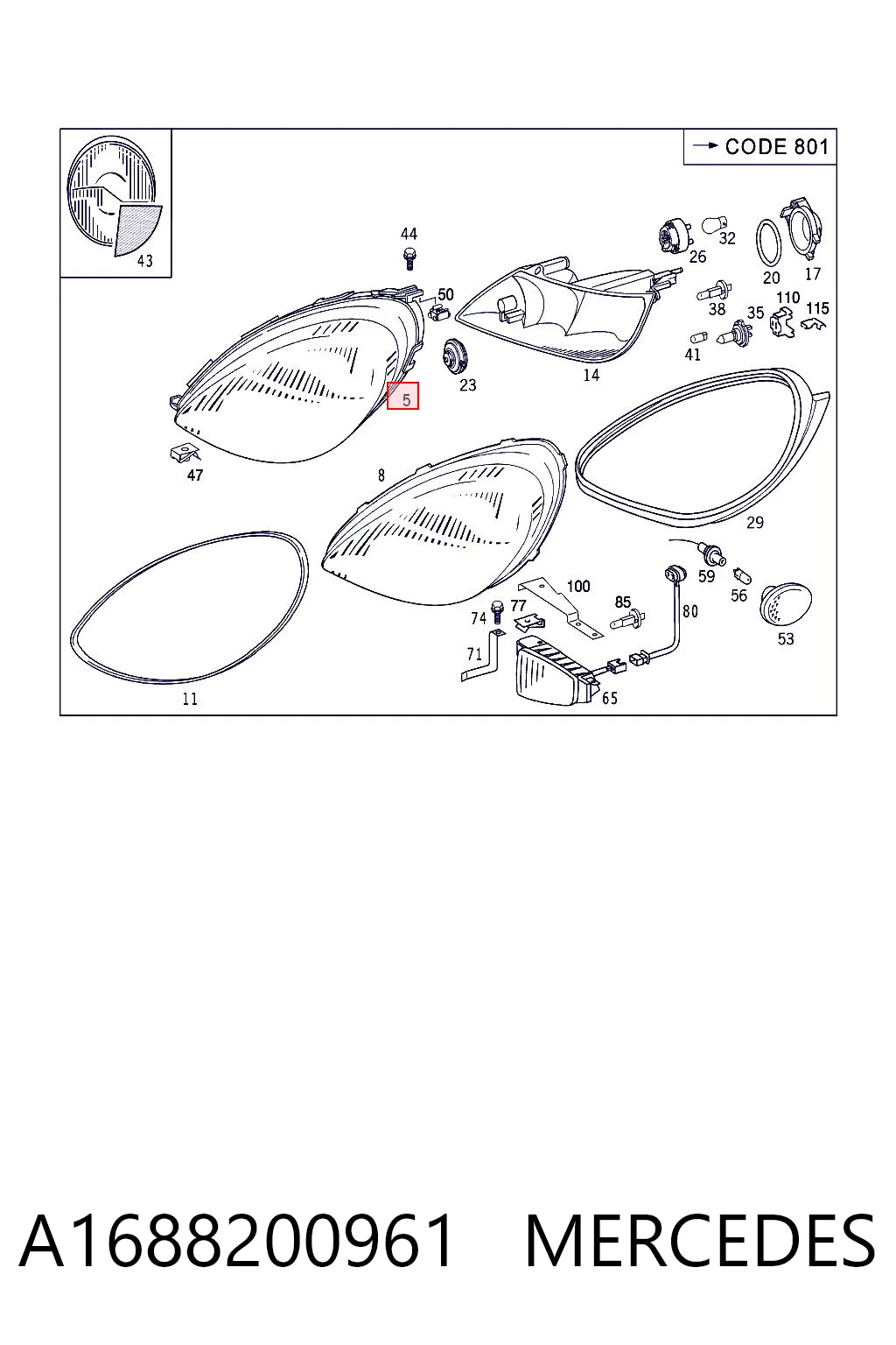 Preço da peça  A  hatchback
