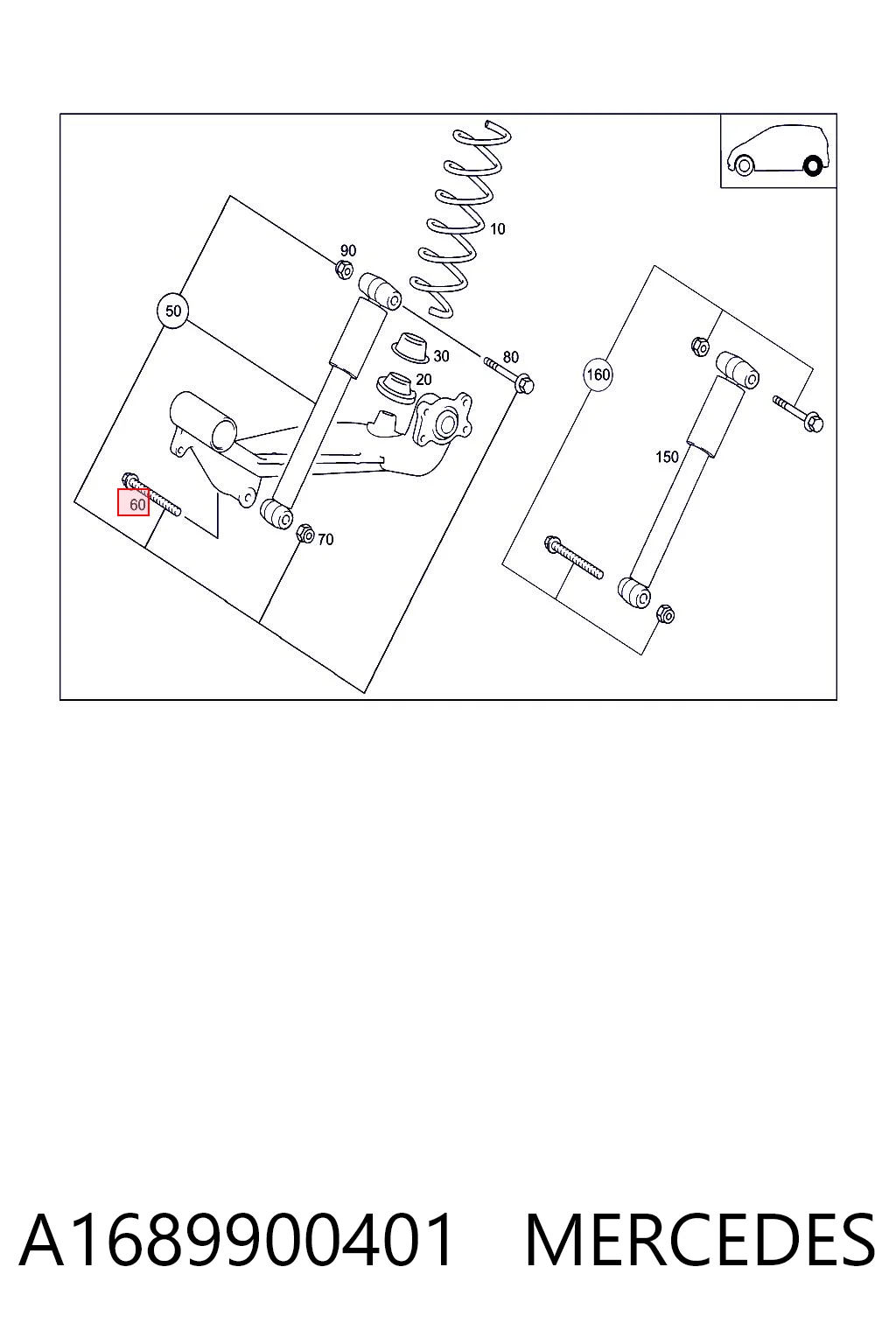 A1689900401 Mercedes