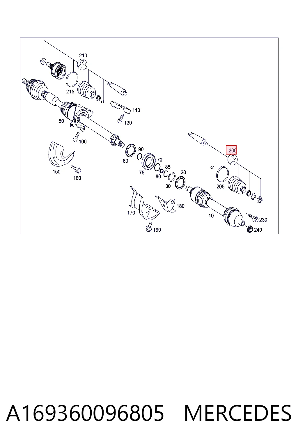 A169360096805 Mercedes