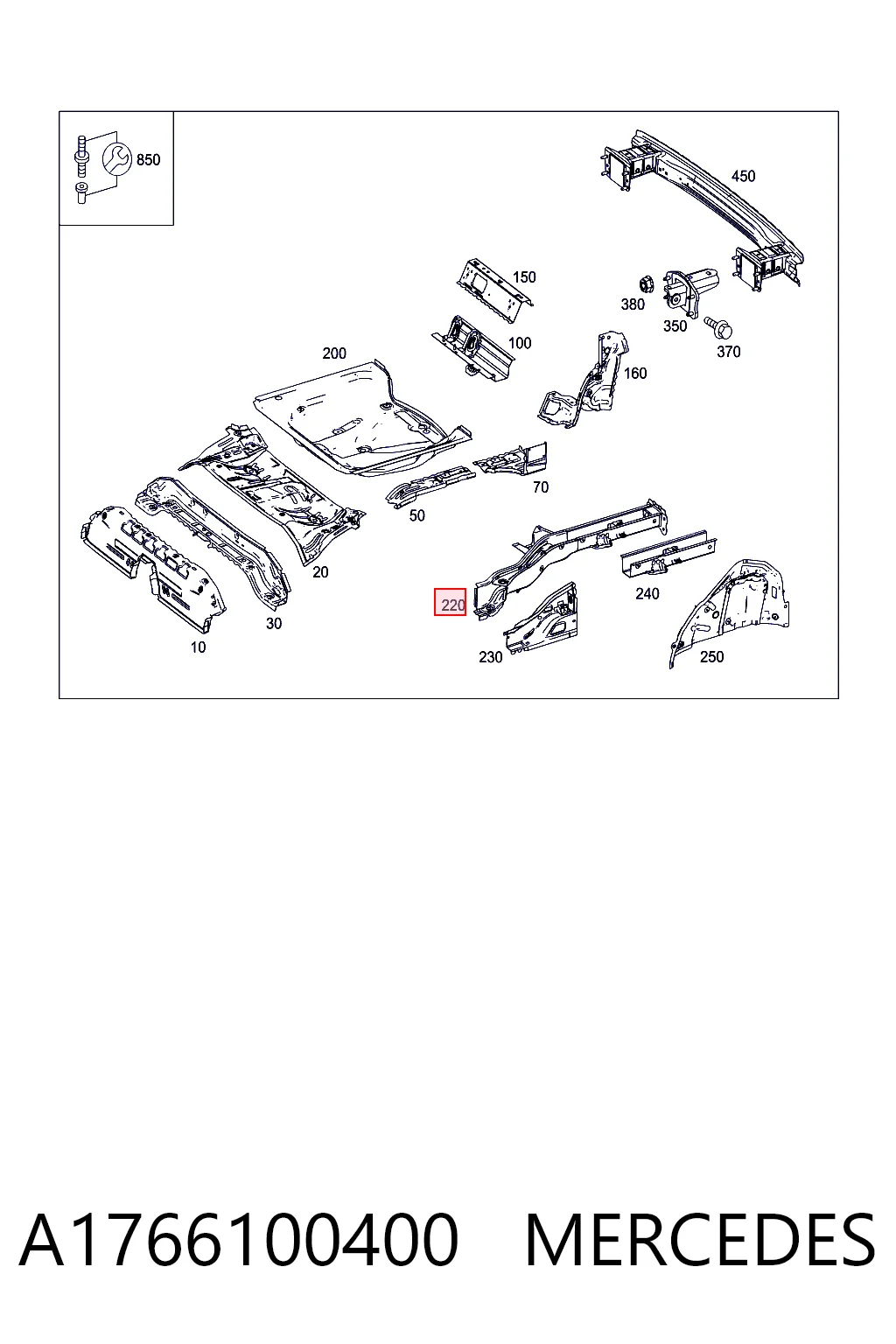 A1766100400 Mercedes