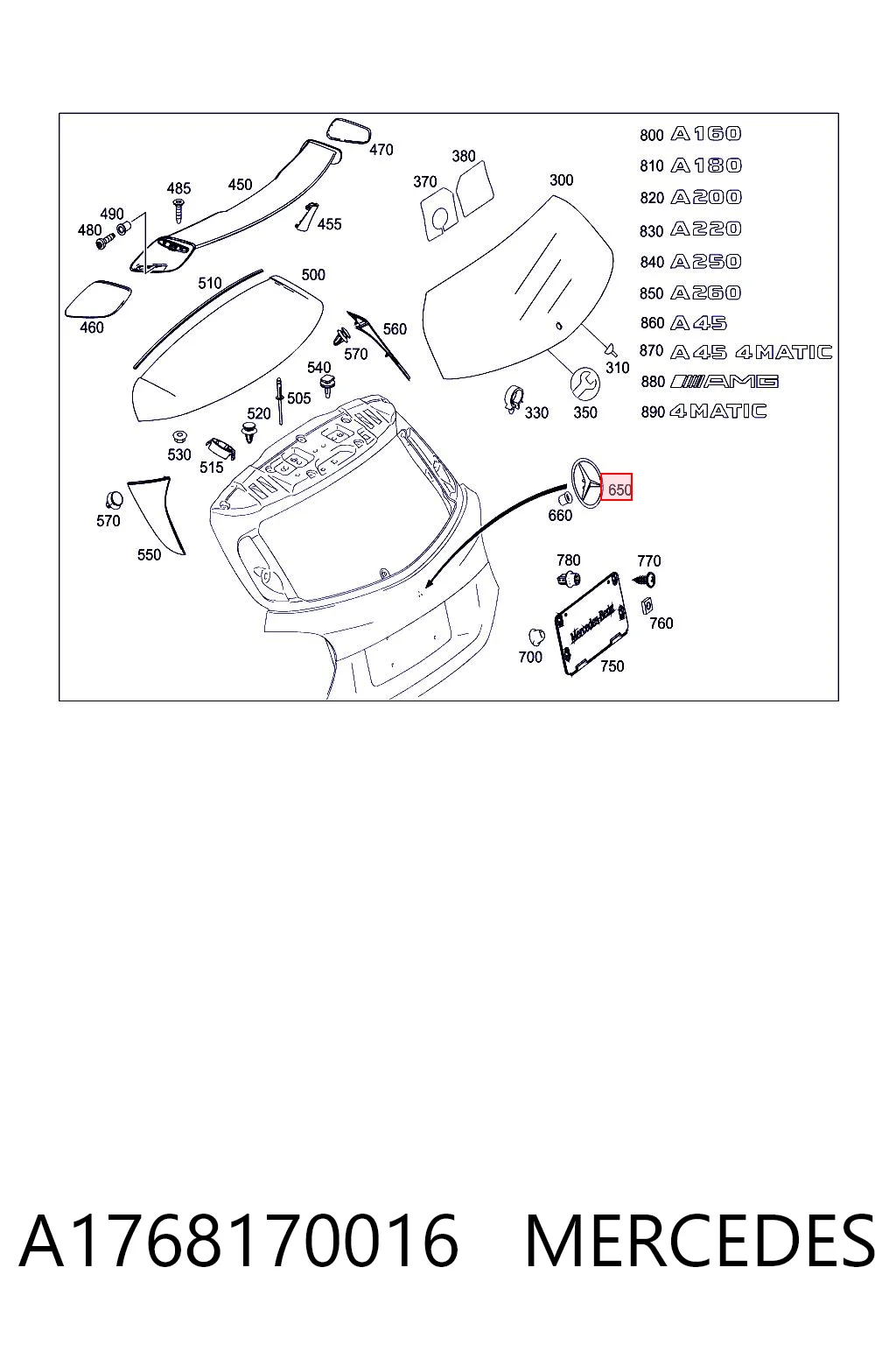 A1768170016 Mercedes