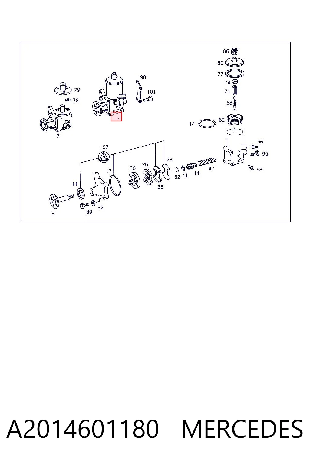 A2014601180 Mercedes