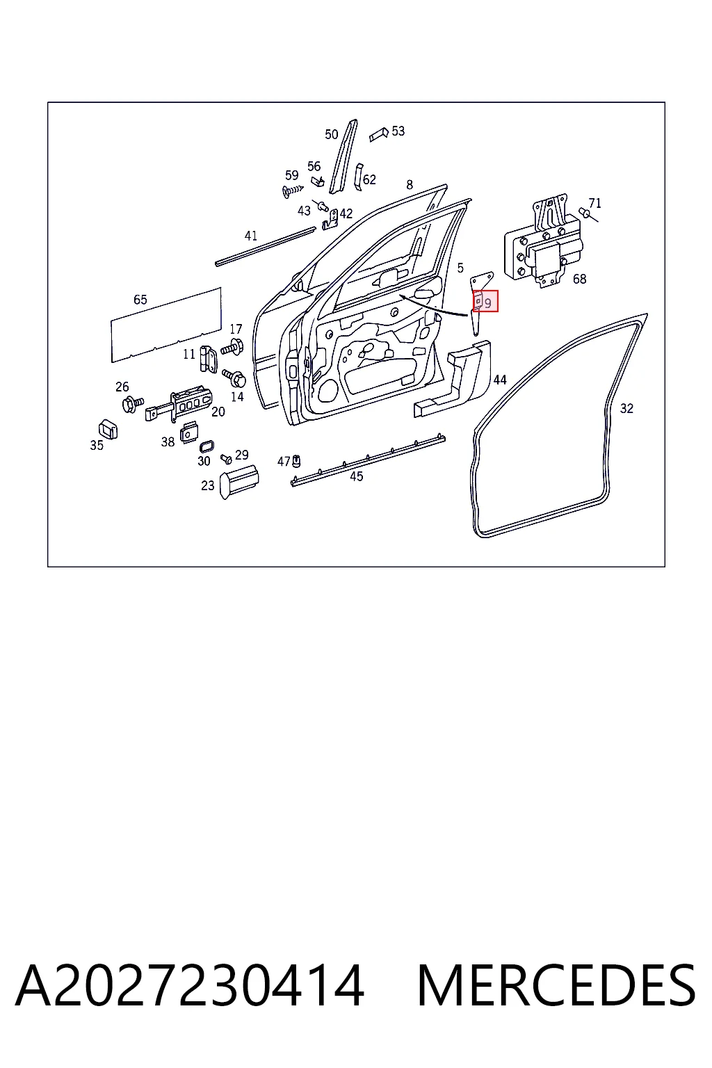 A2027230414 Mercedes